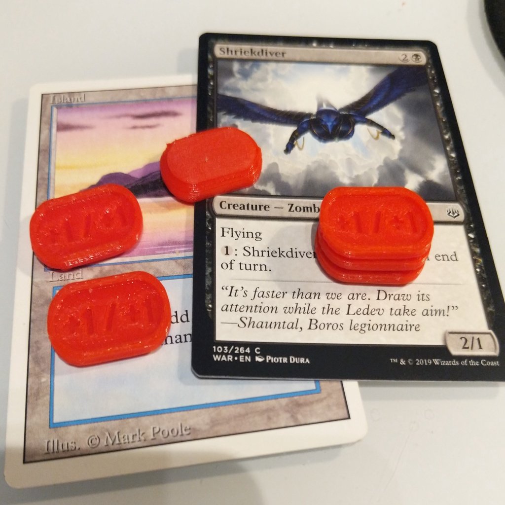 Magic The Gathering: Stacking +1 Counter