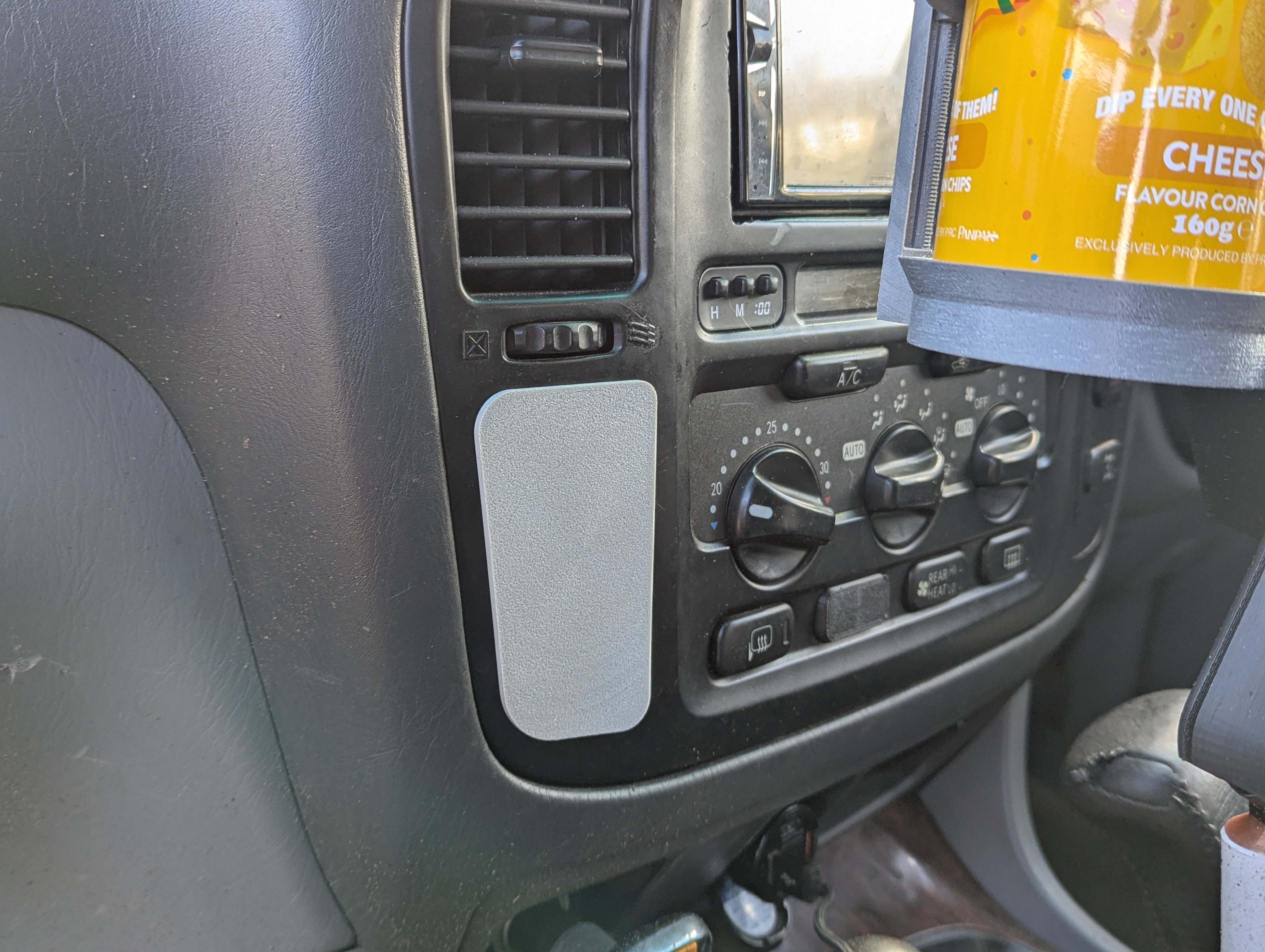 Landcruiser 100 LC100 Blank Switch Panel for heater surround