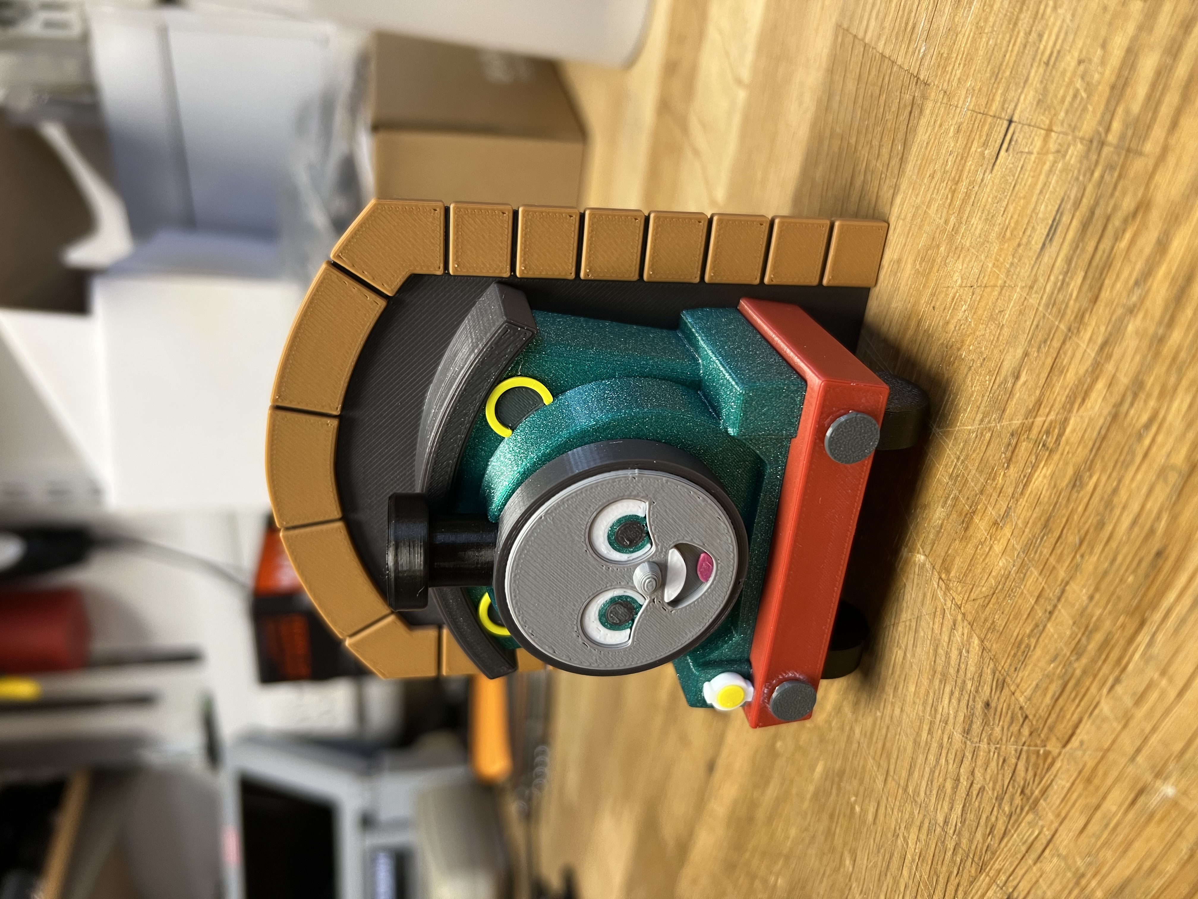Percy (Thomas the tank engine) cake decoration