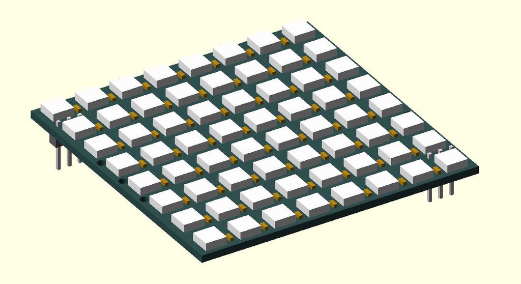 CJMCU-64 8x8 RGB NeoPixel Matrix Reference Model
