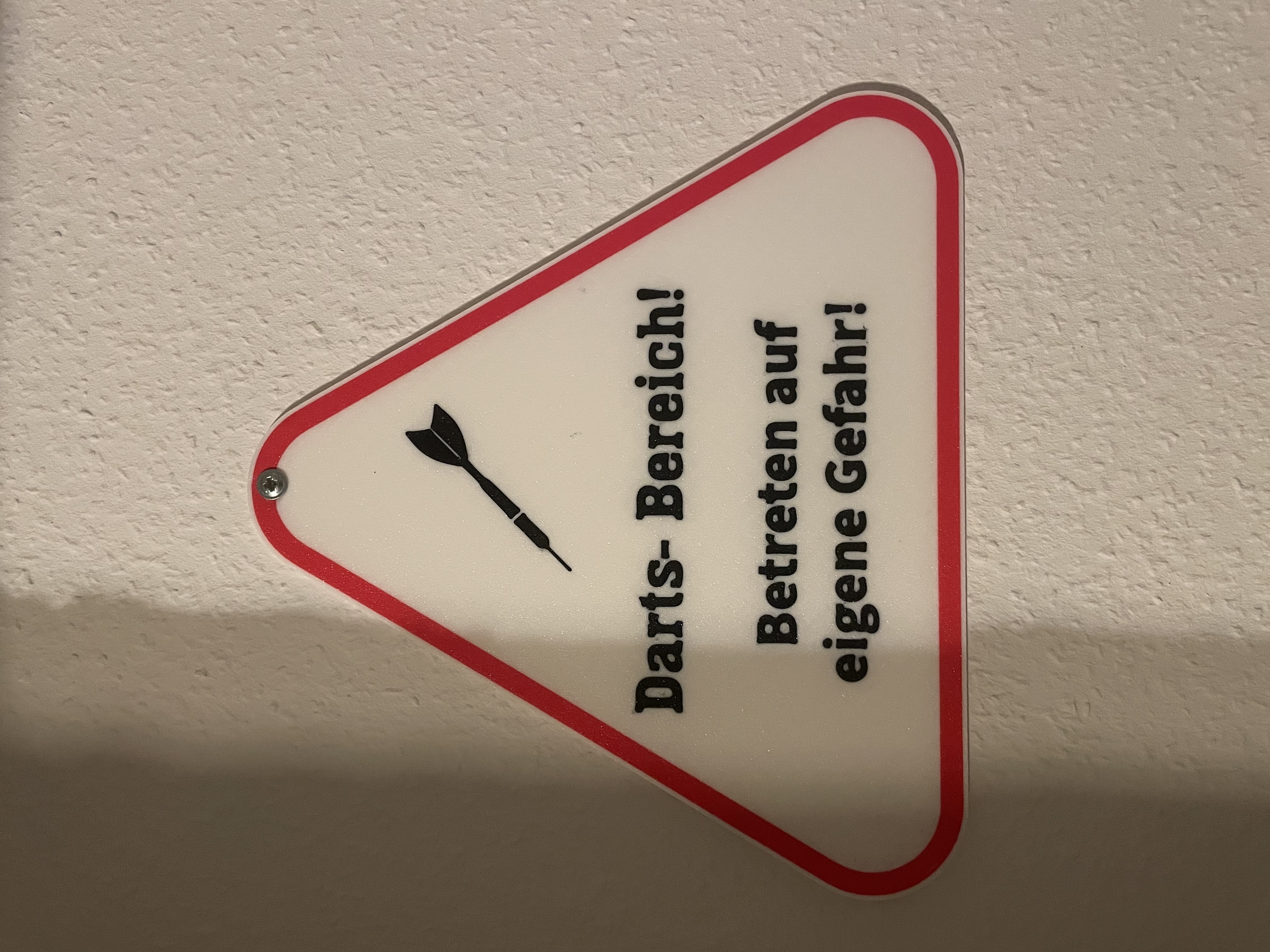 Dartschild für Dartzimmer