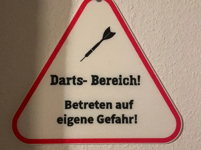 Dartschild für Dartzimmer