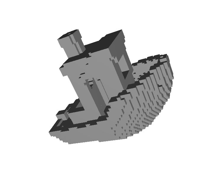 Minecraft / Voxelized 3d Benchy