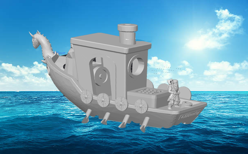 Benchy Viking