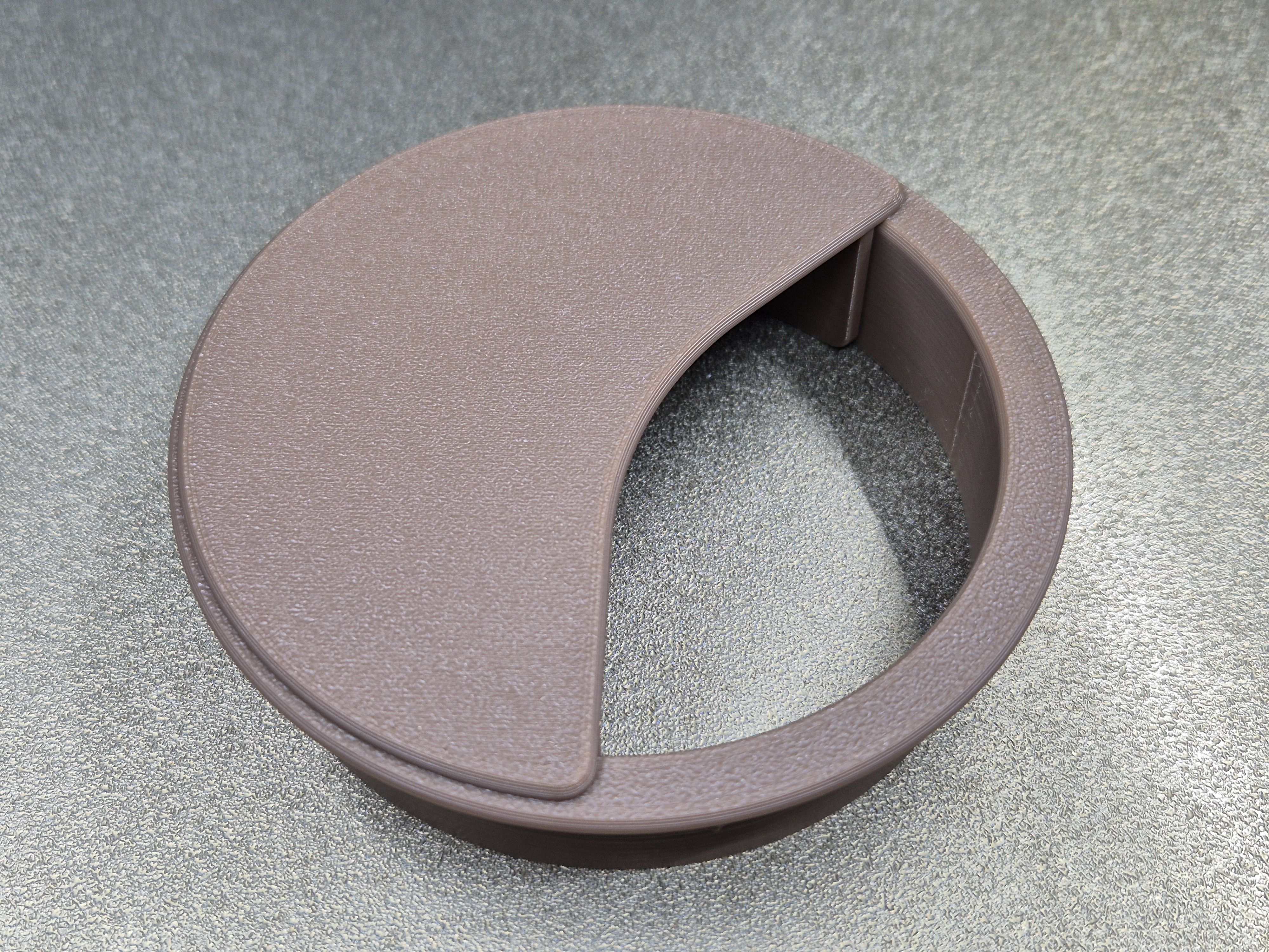 Table Top Hole Cover - Slotted (Parametric)
