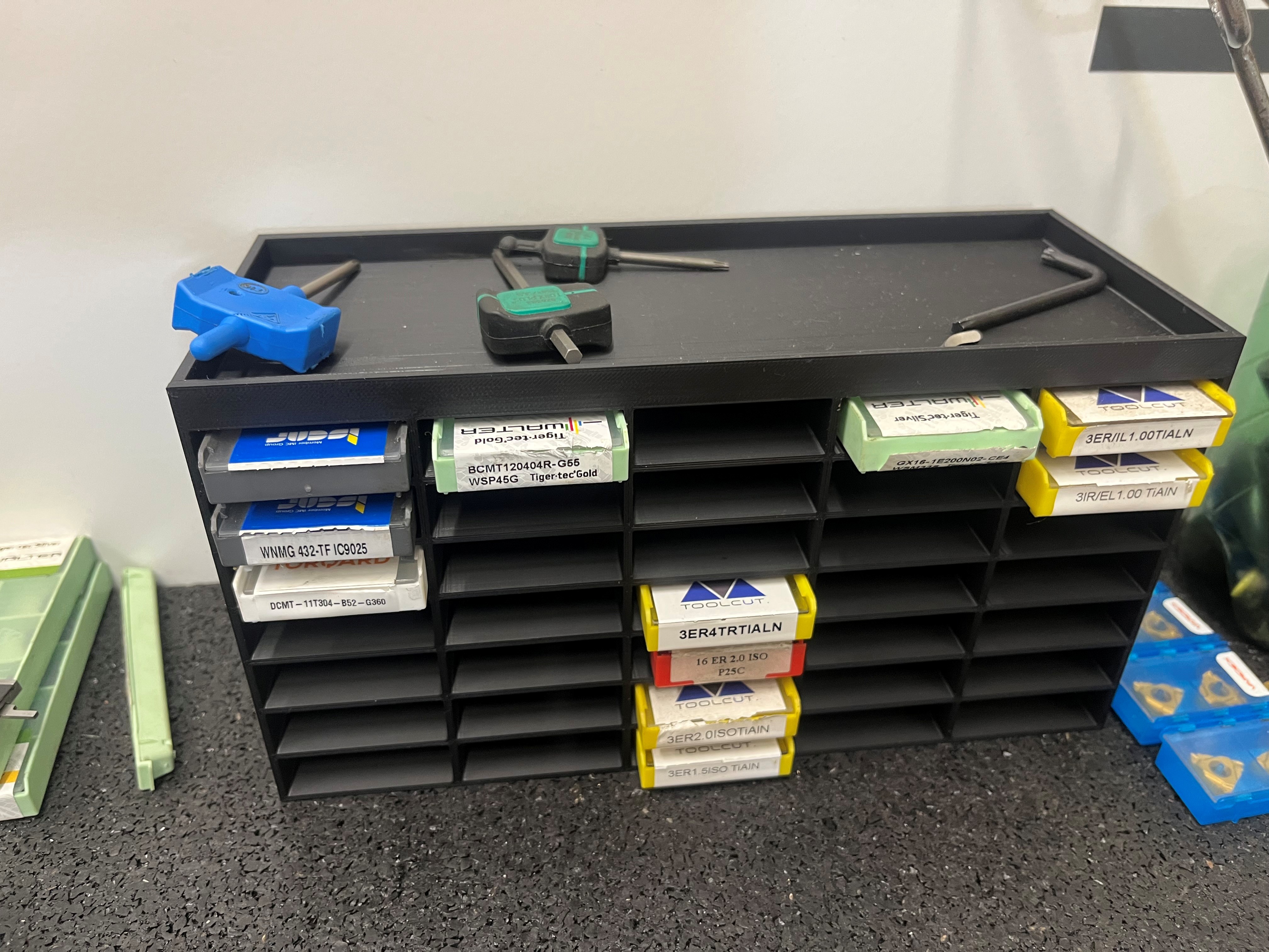 CNC slices box organizer - organizér na plátky k cnc stroji