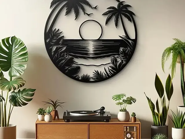 Tropical Sunset Wall Art