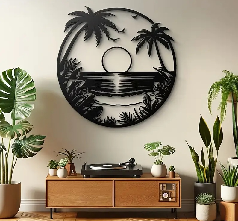 Tropical Sunset Wall Art