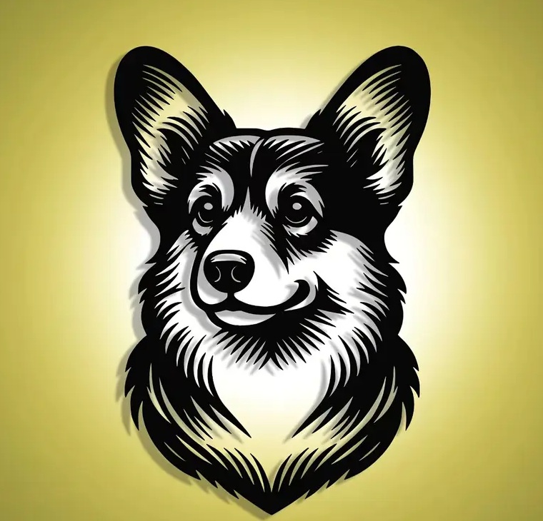Corgi Wall Art