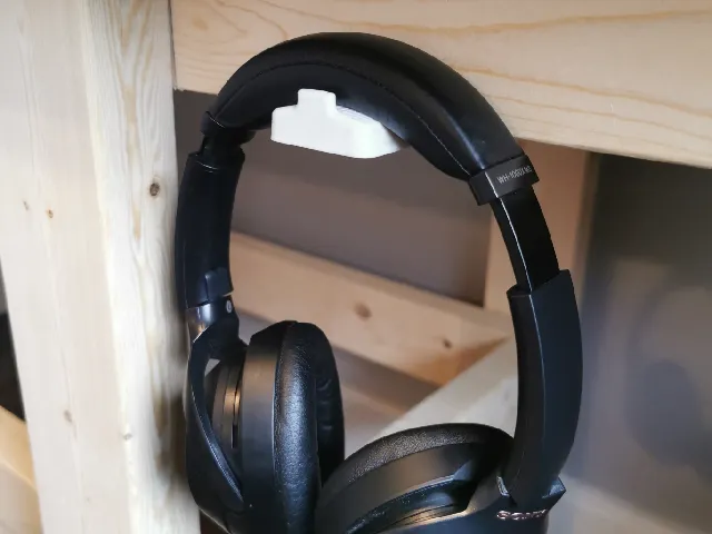 Headphone hook - screw mount
