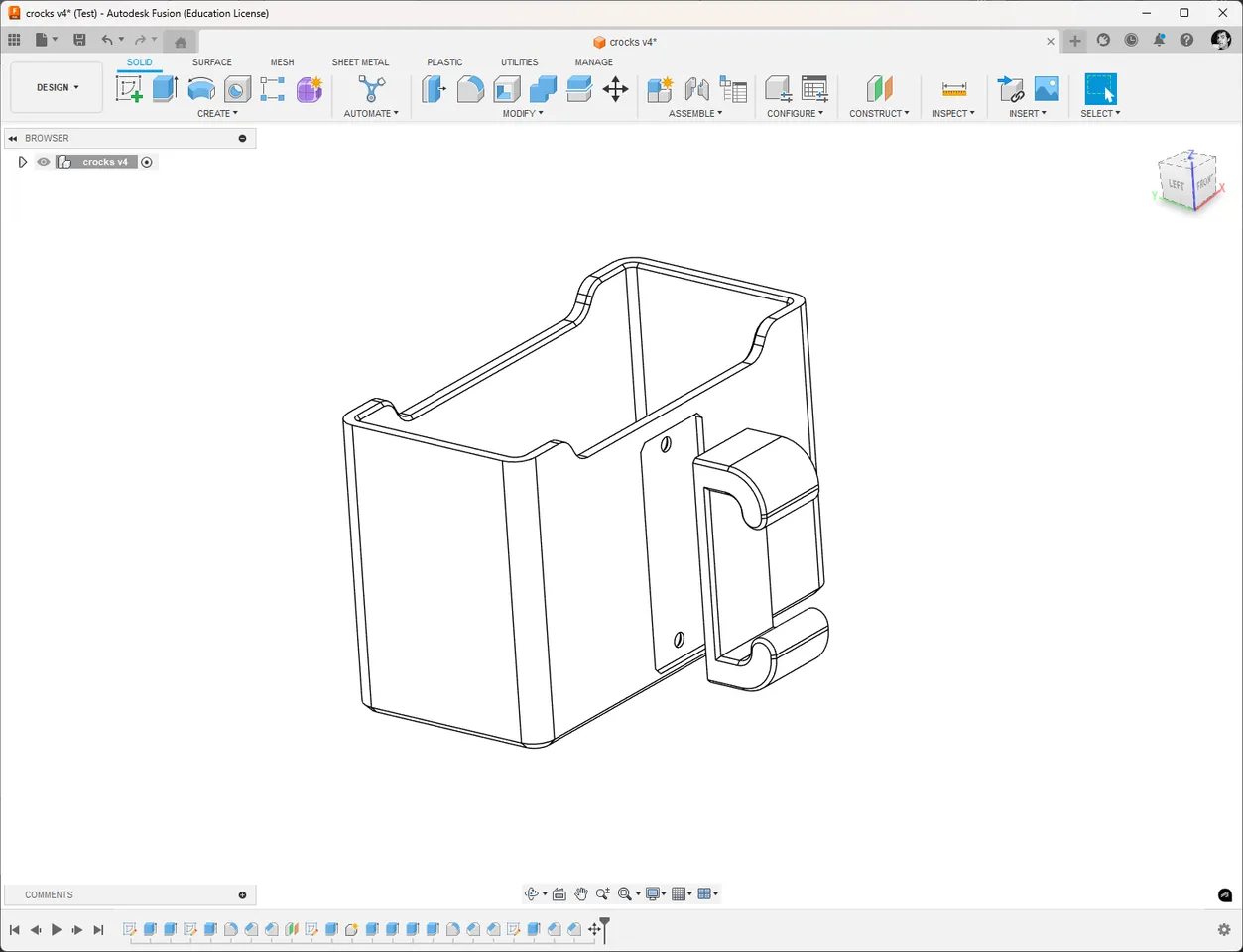 Crocs compatible cigarette box holder by georgmierau | Download free STL  model