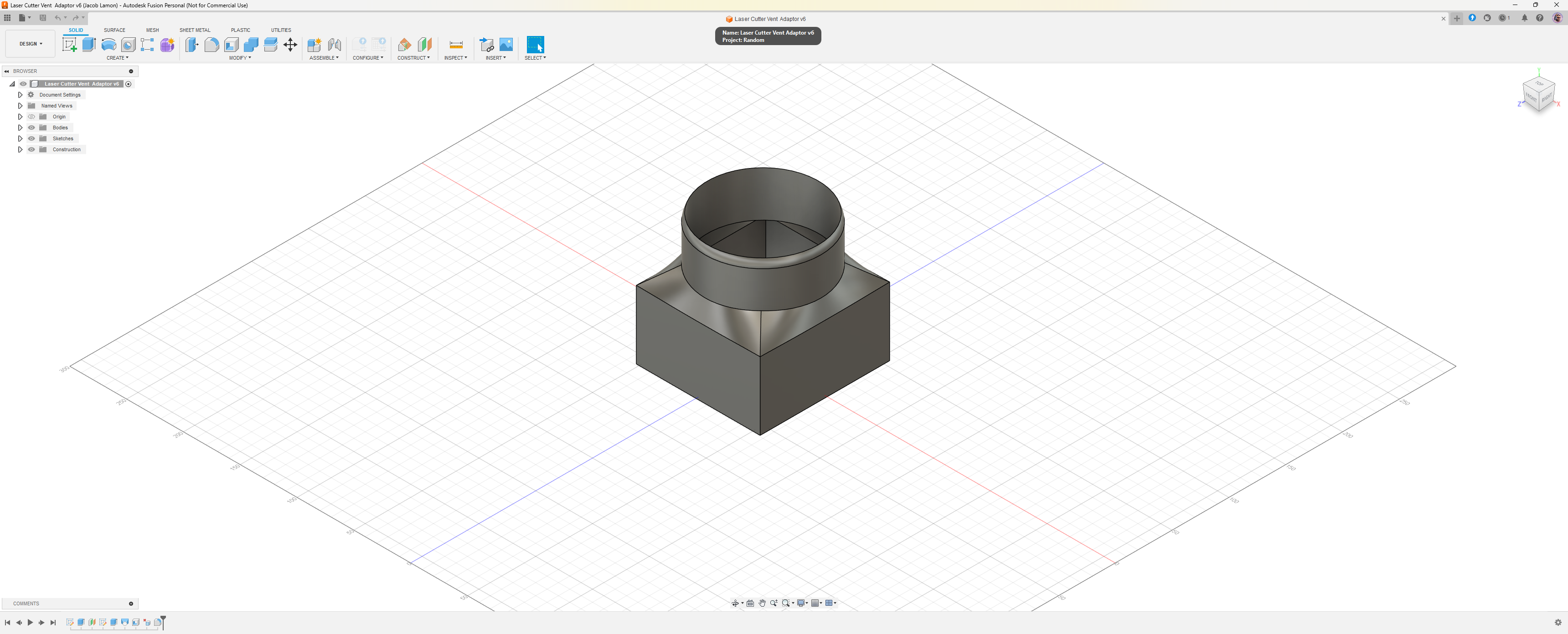 Phecda Vent Adapter