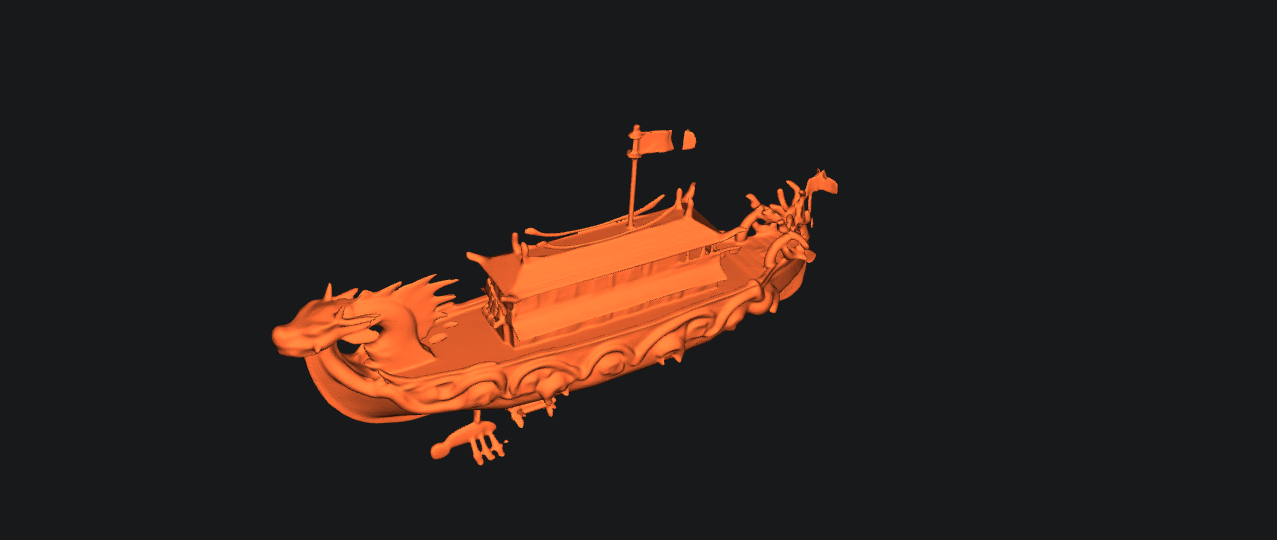 3d chinese style benchy