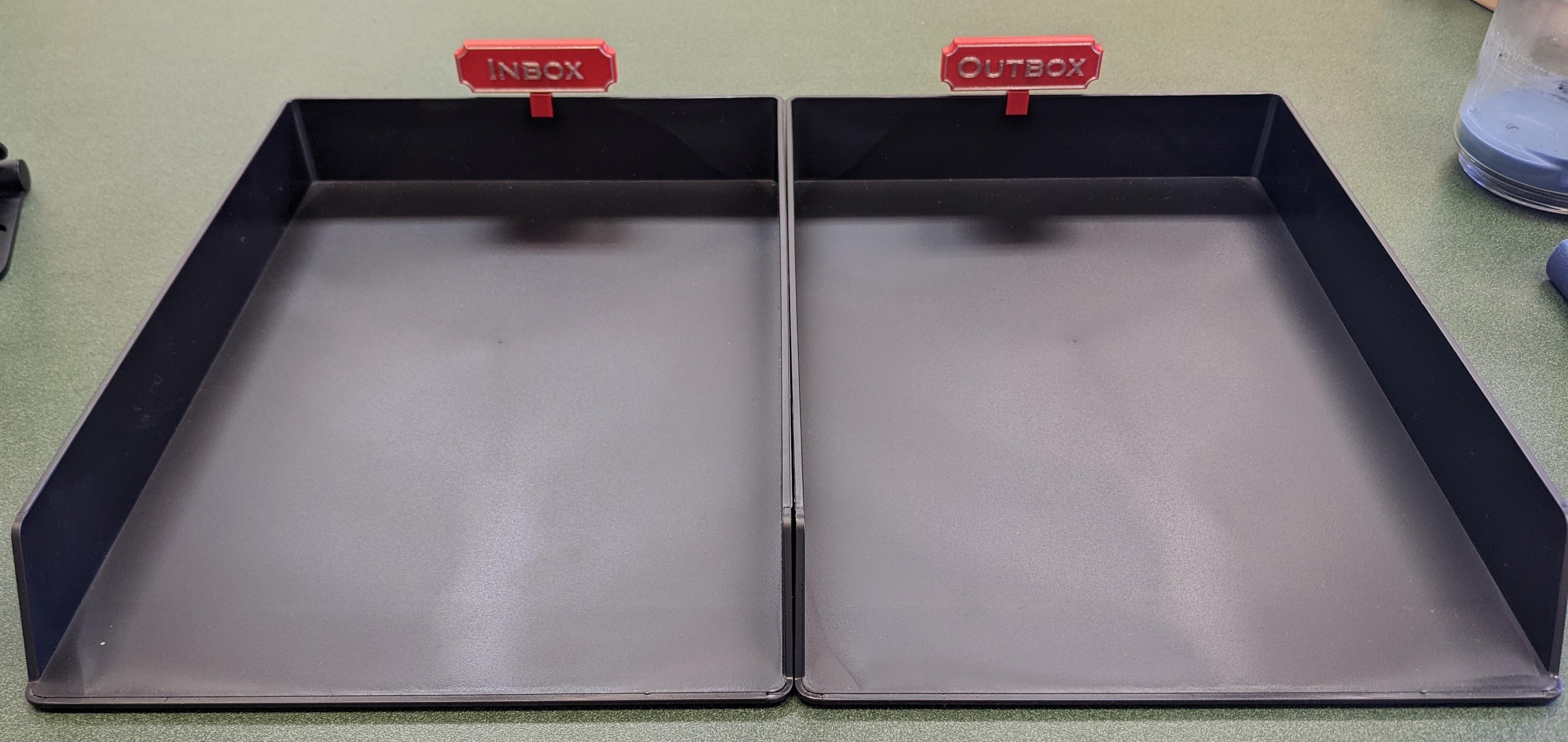 2-Color Inbox/Outbox Signs by WatchMonster | Download free STL model ...