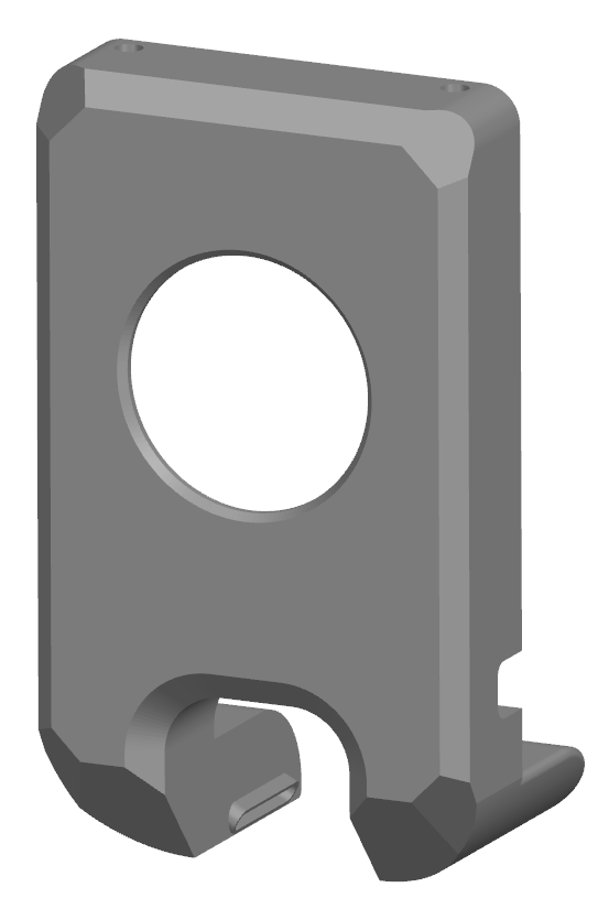 Flashforge Adventurer 5m Part fan mod - remixed for Heat Inserts (WIP) 3D model thumbnail