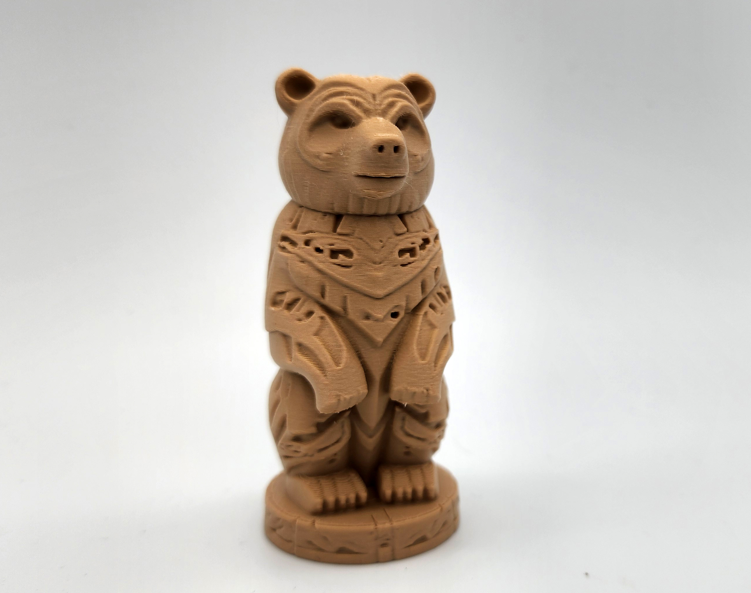 Wooden Bear Totem