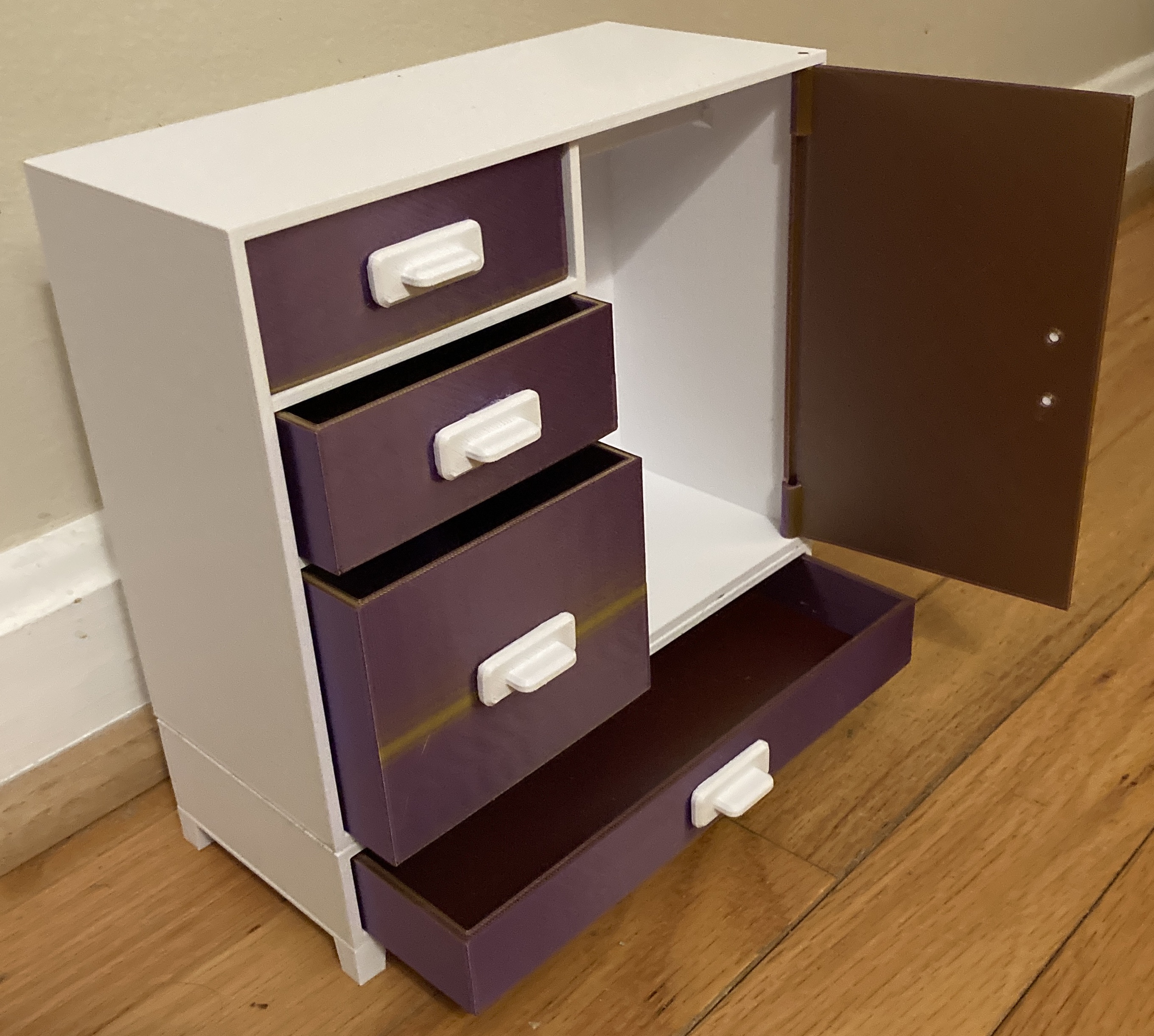 Ikea-Style Barbie Wardrobe
