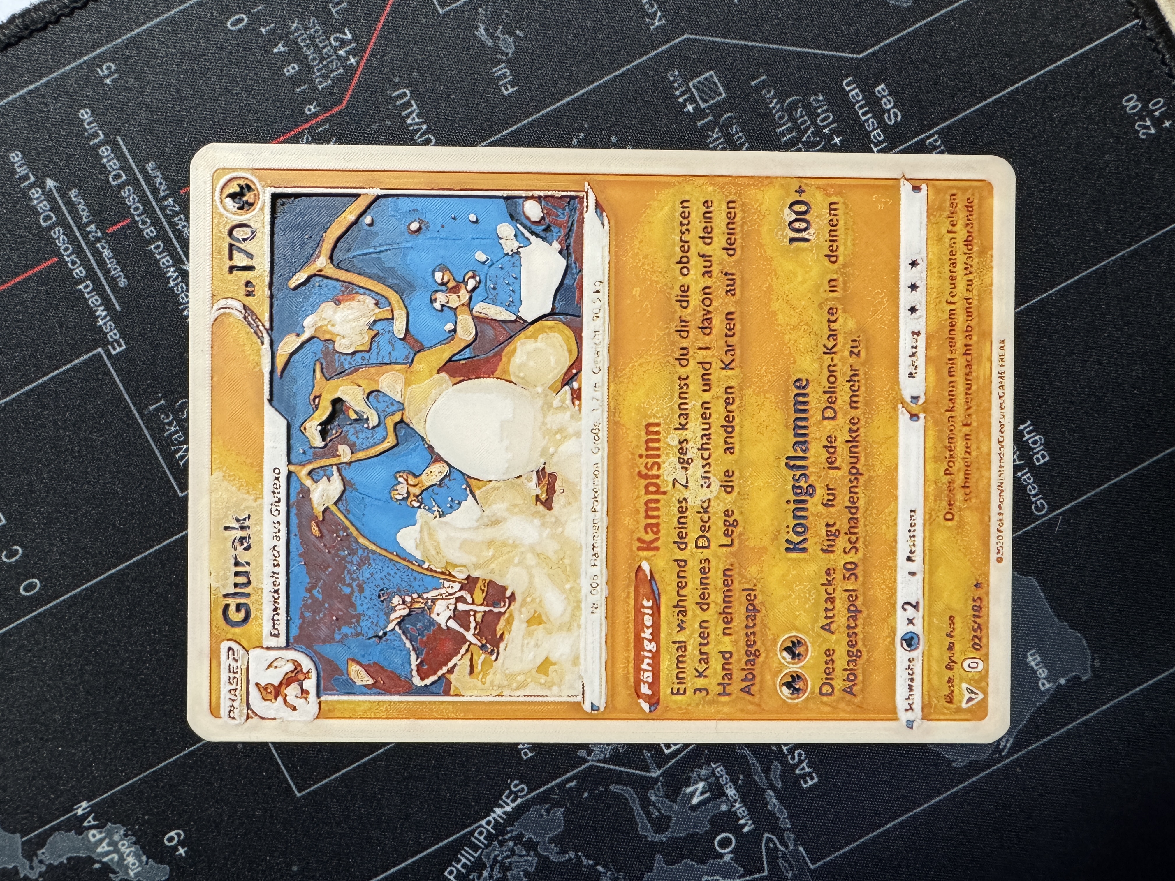 HUEFORGE - Pokemon card Charizard - Vivid Voltage - 8 colors