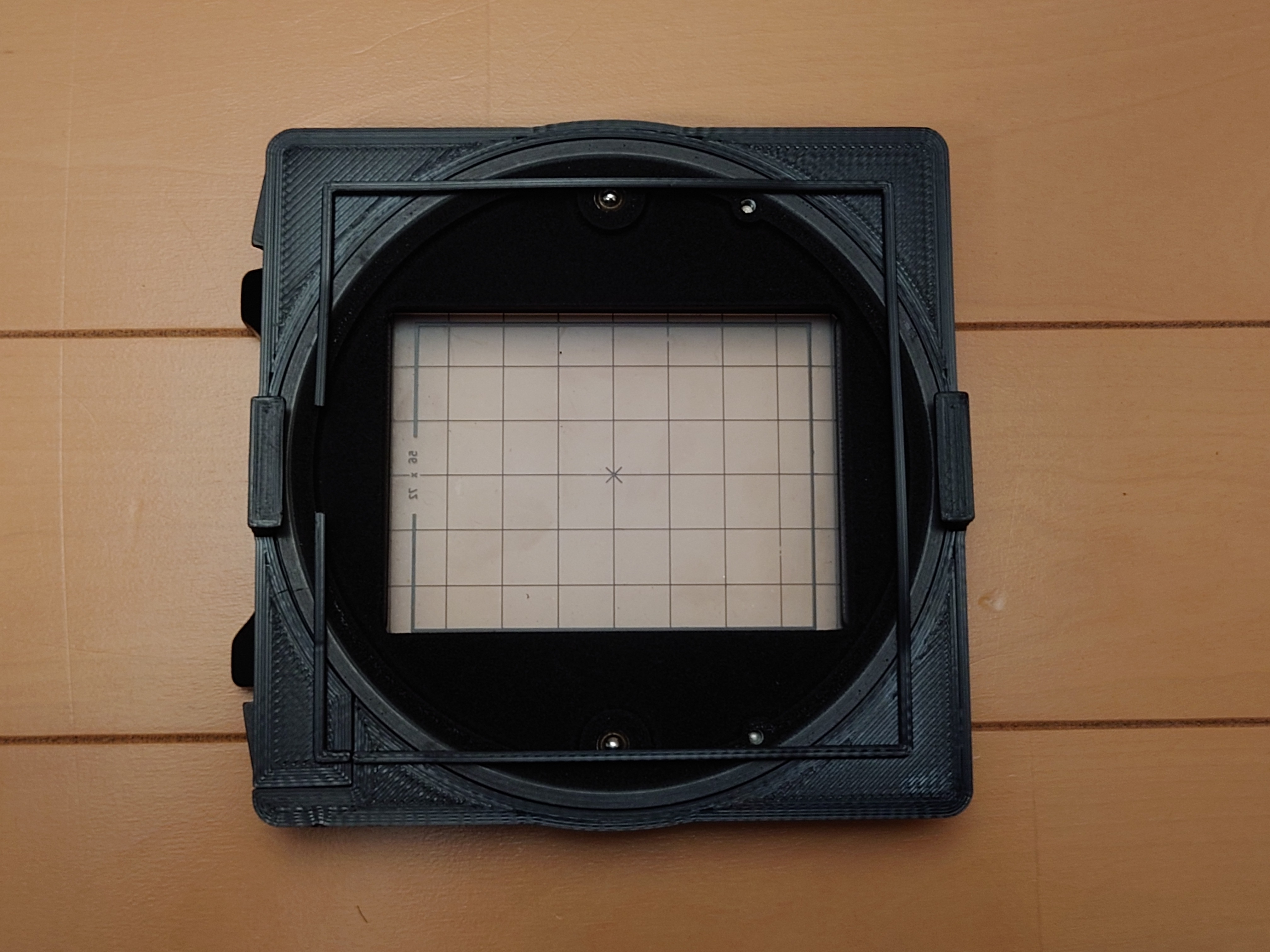 Linhof 23 69 2x3 6x9 quick change back to Mamiya Universal Press P mount adapter