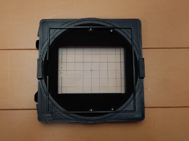 Linhof 23 69 2x3 6x9 quick change back to Mamiya Universal Press P mount adapter