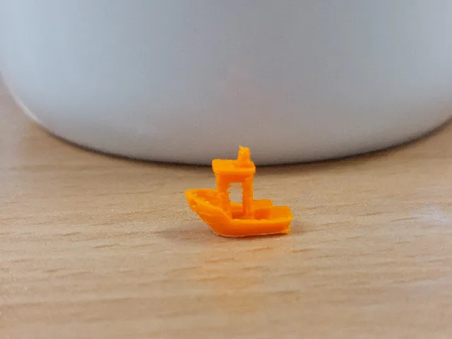 Tiny Benchy 10mm, Optimised For Printing Small
