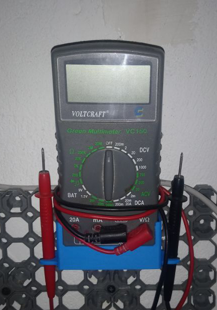 Multiboard holder for multimeter Wolcraft vc150