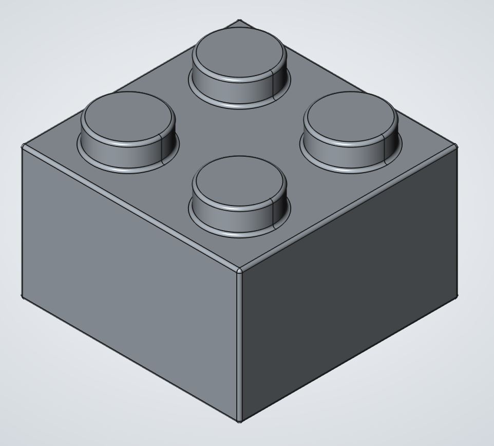 LEGO Compatible brick - parametric