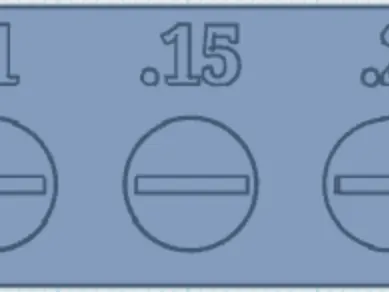 3d printer gap test