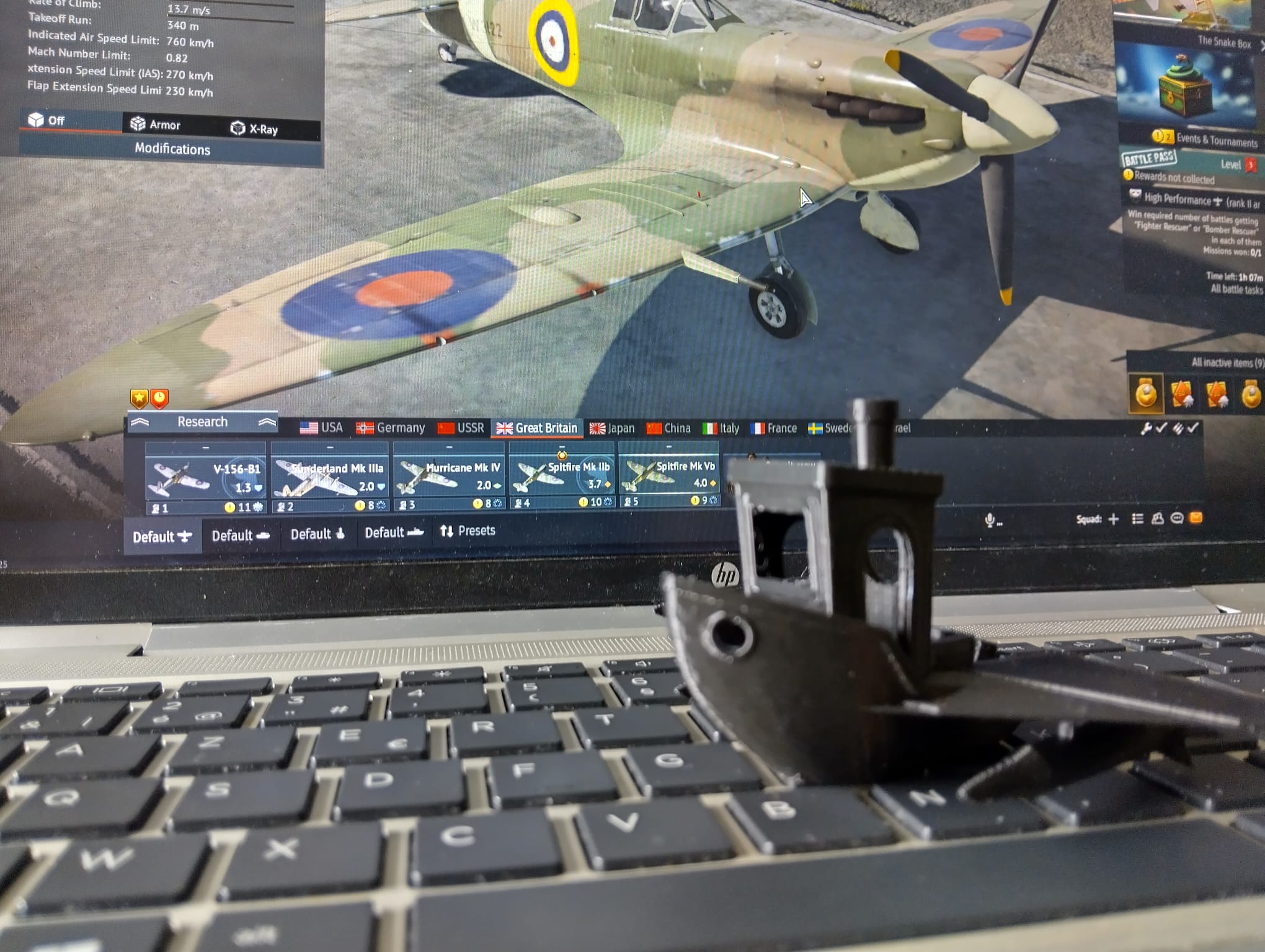 USAF benchy — miniatura 3