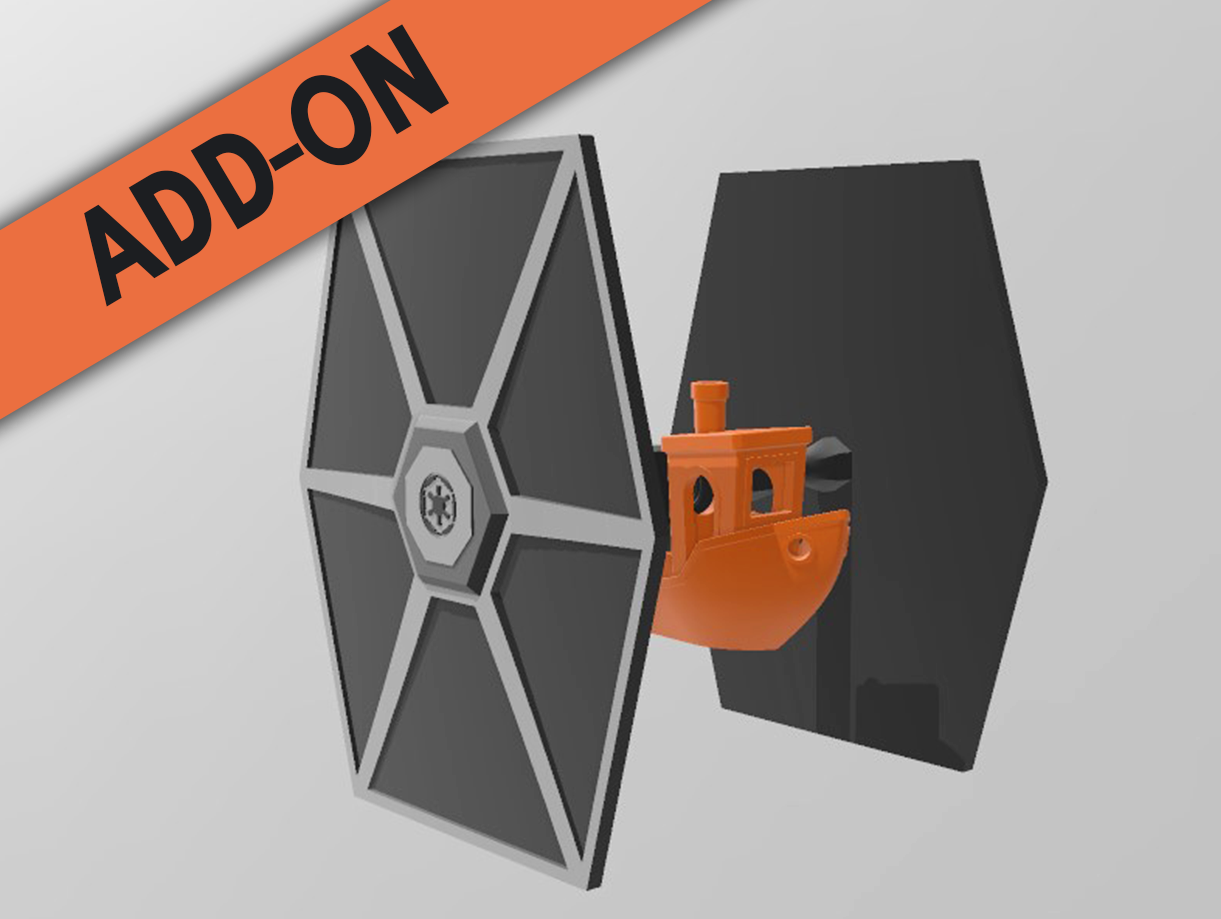 3DBenchy to TIE Fighter Conversion Kit