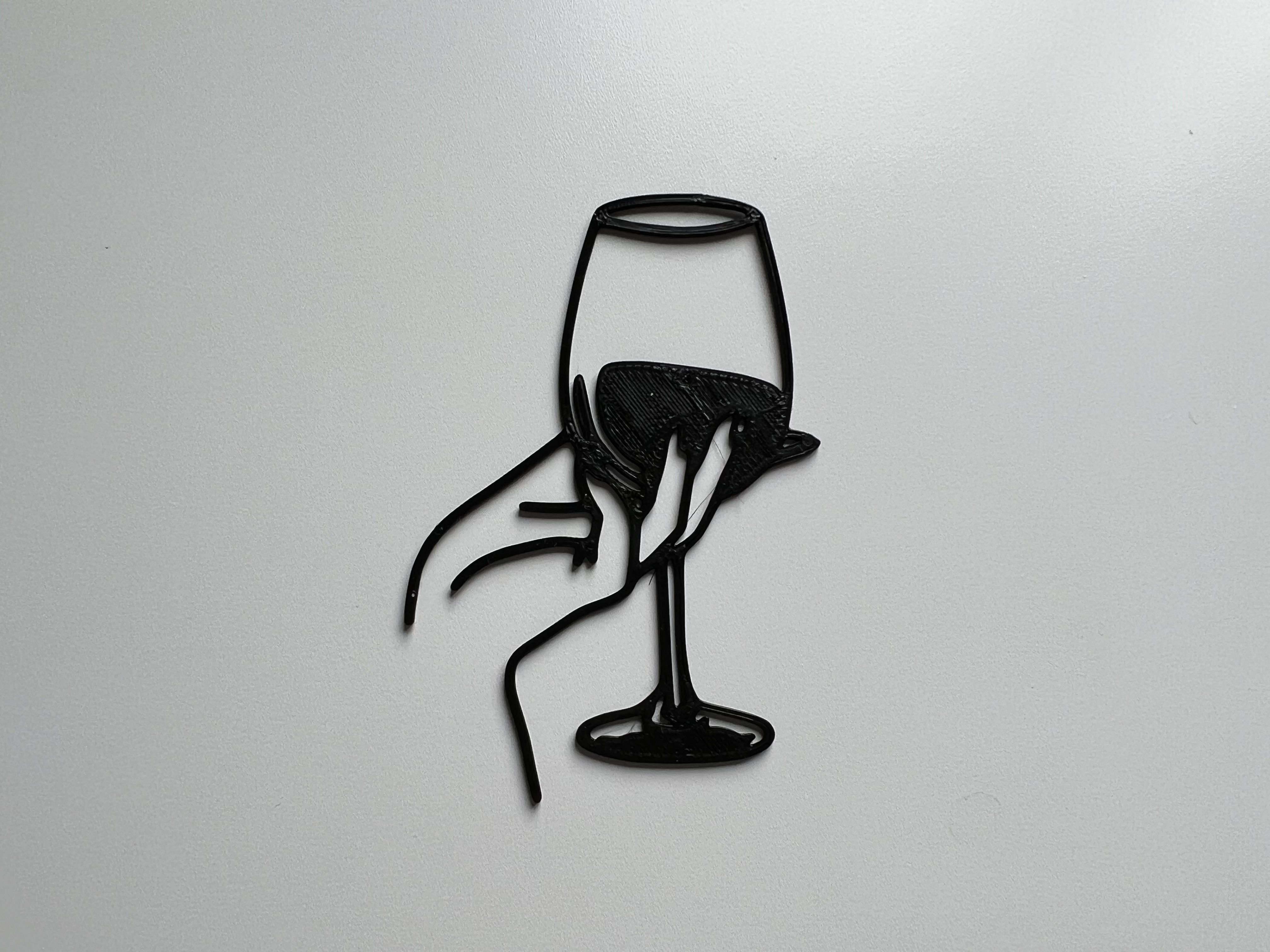 Glass Of Wine Wall Art #3