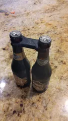 Parametric Water / Beer Bottle Clip by kdub, Download free STL model