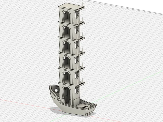 The benchy PLA temperature tower