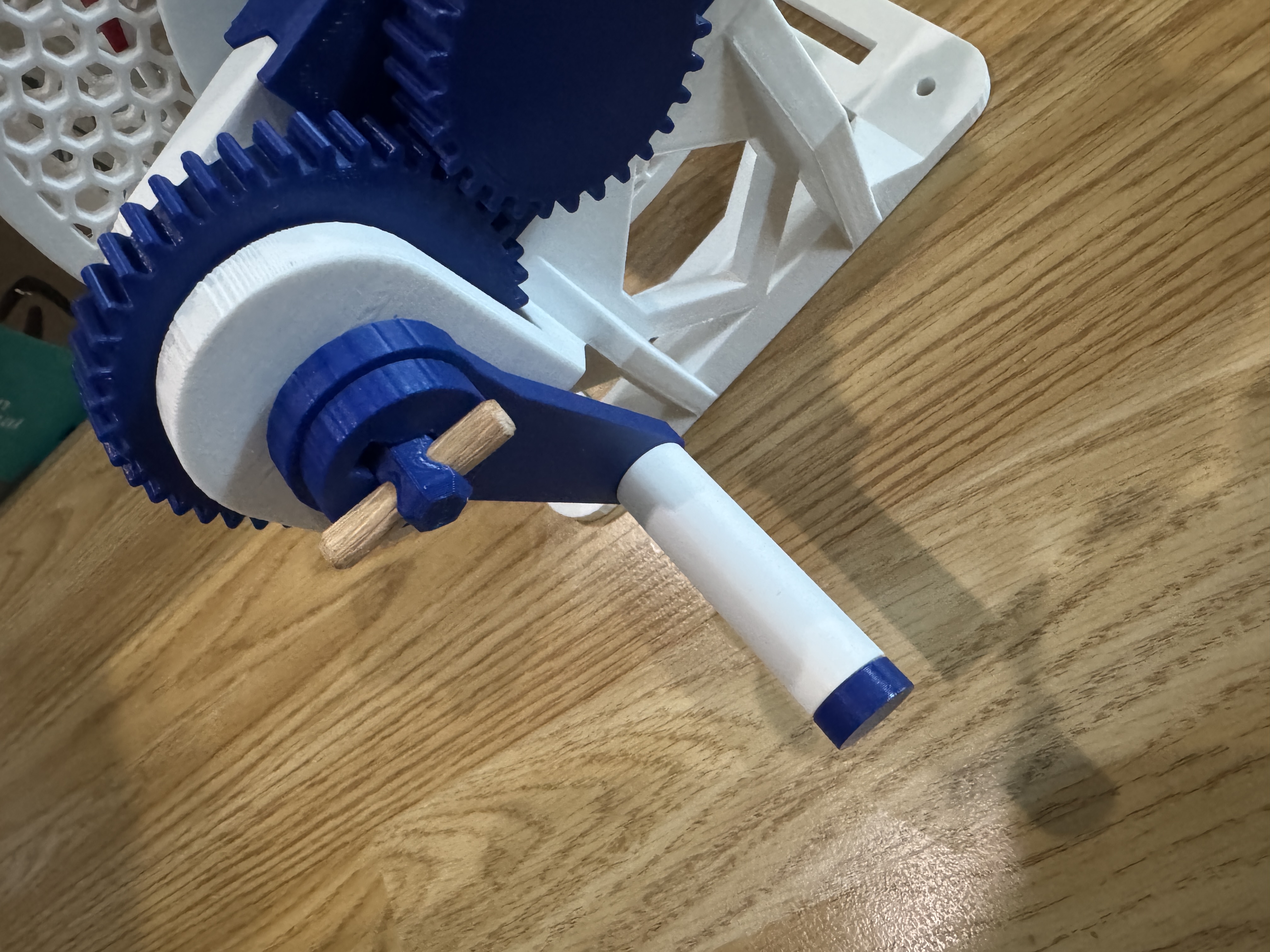 Modified CrankShaft to prevent handle from falling off