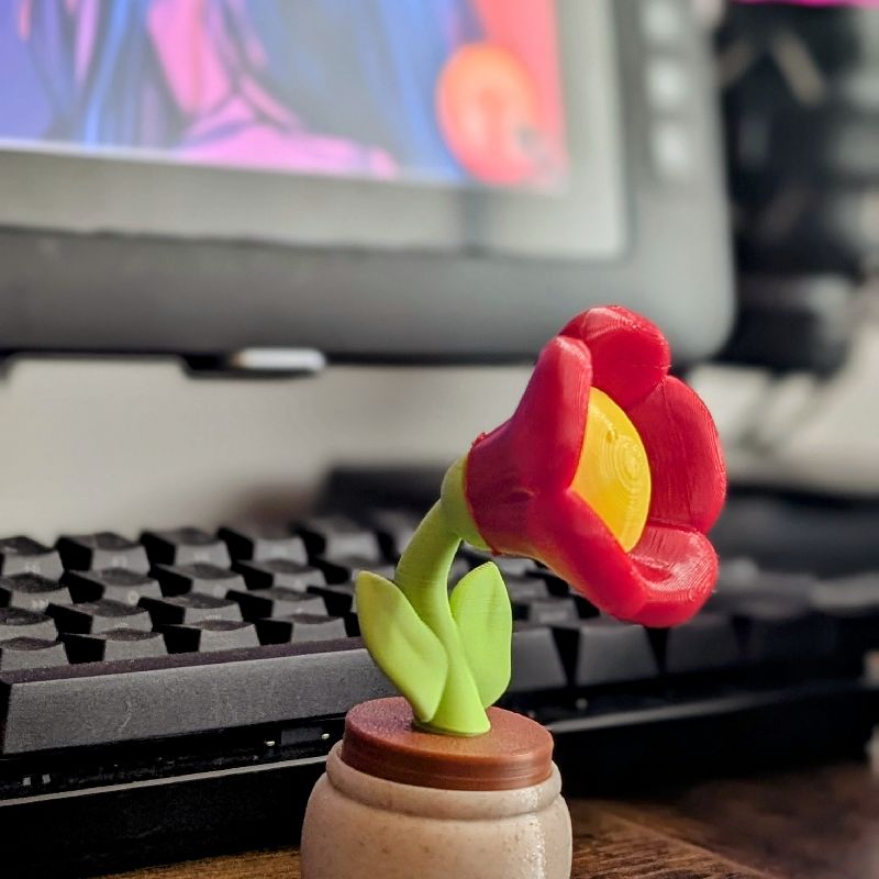 Flower clicker by csicsulicious | Download free STL model Flower clicker by csicsulicious | Download free STL model