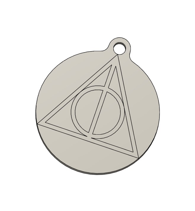 Deathly Hallows key ring