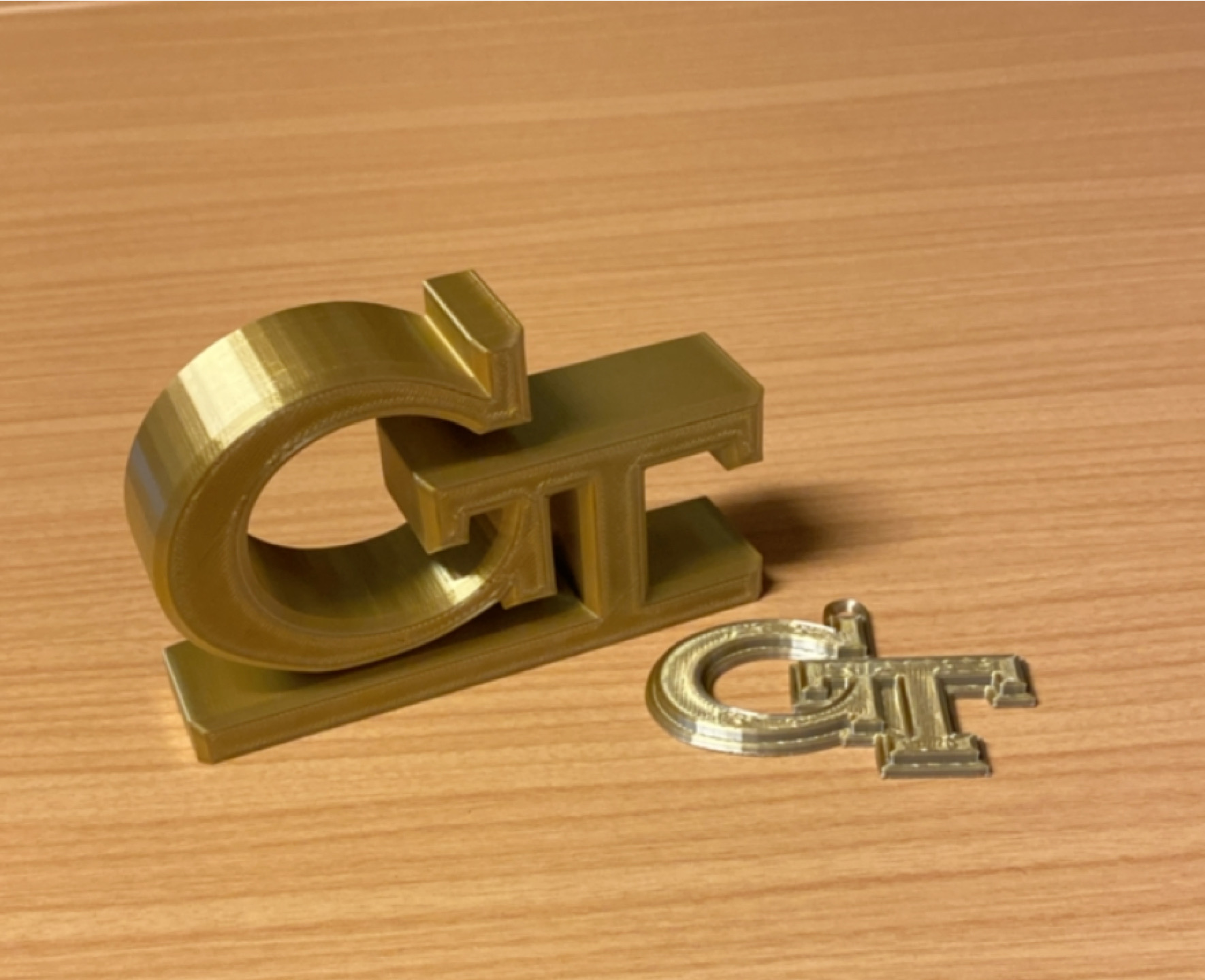 Georgia Tech GT Keychain and Desktop