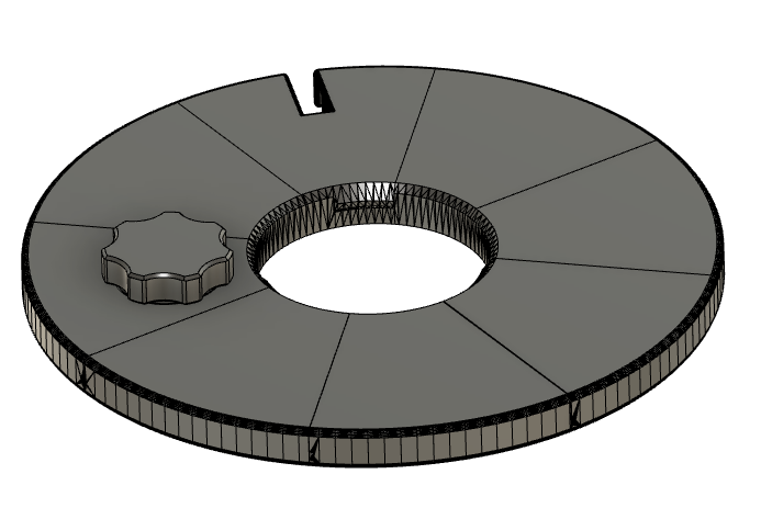 Bucket Lid for Modular Hydroponic Tower