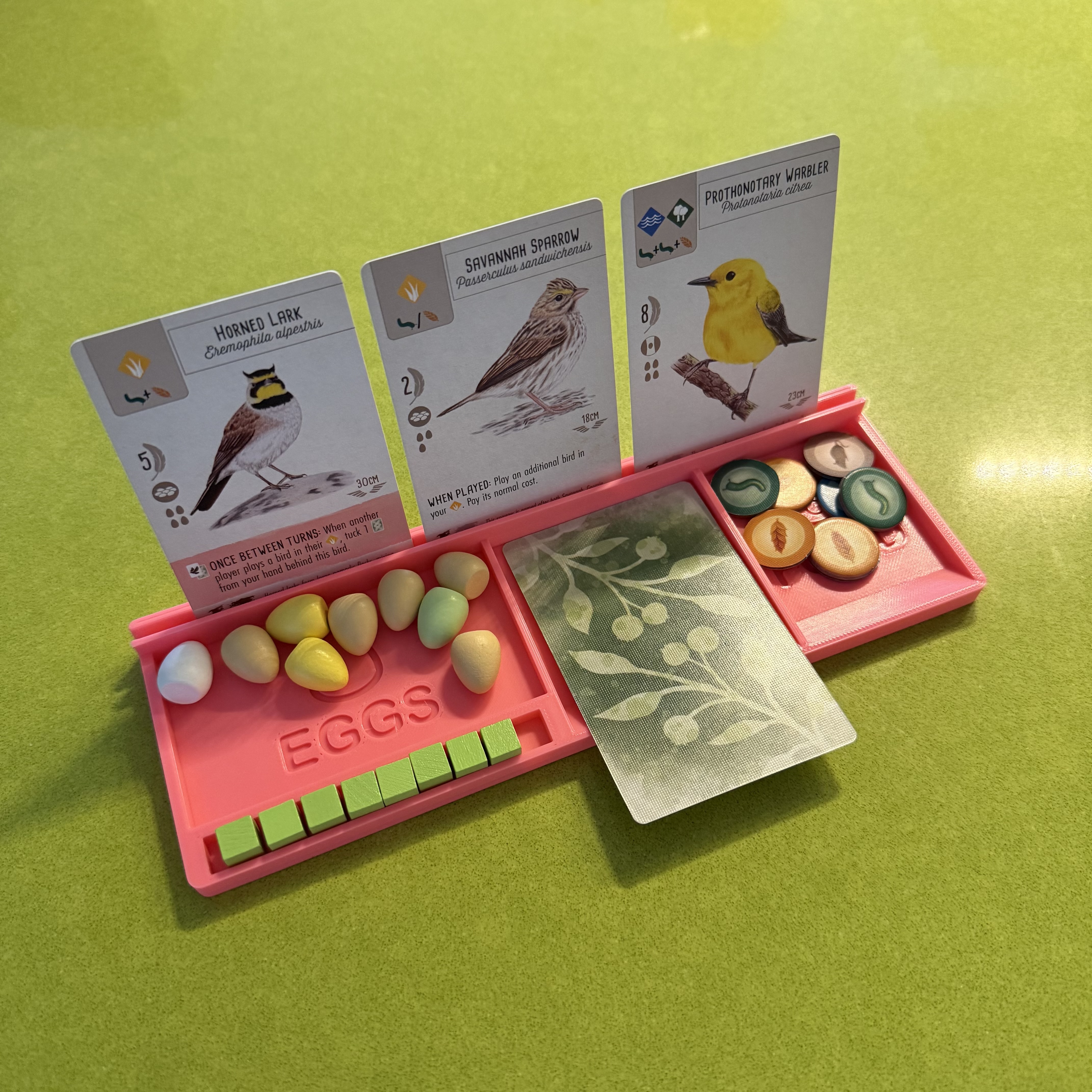 Wingspan Board Game Player Organizer