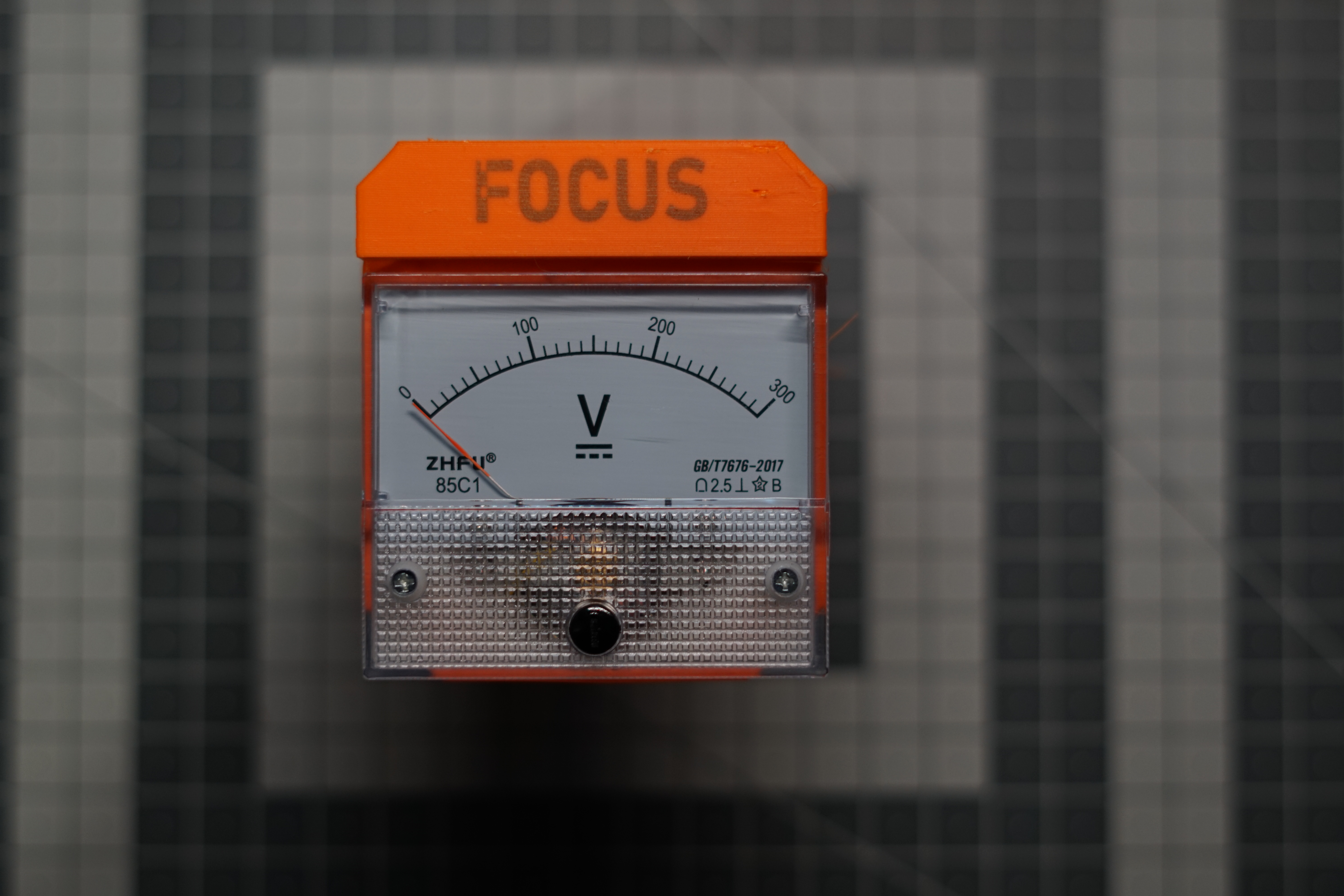 Analogue Voltage Gauge Holder - DIN Compatible
