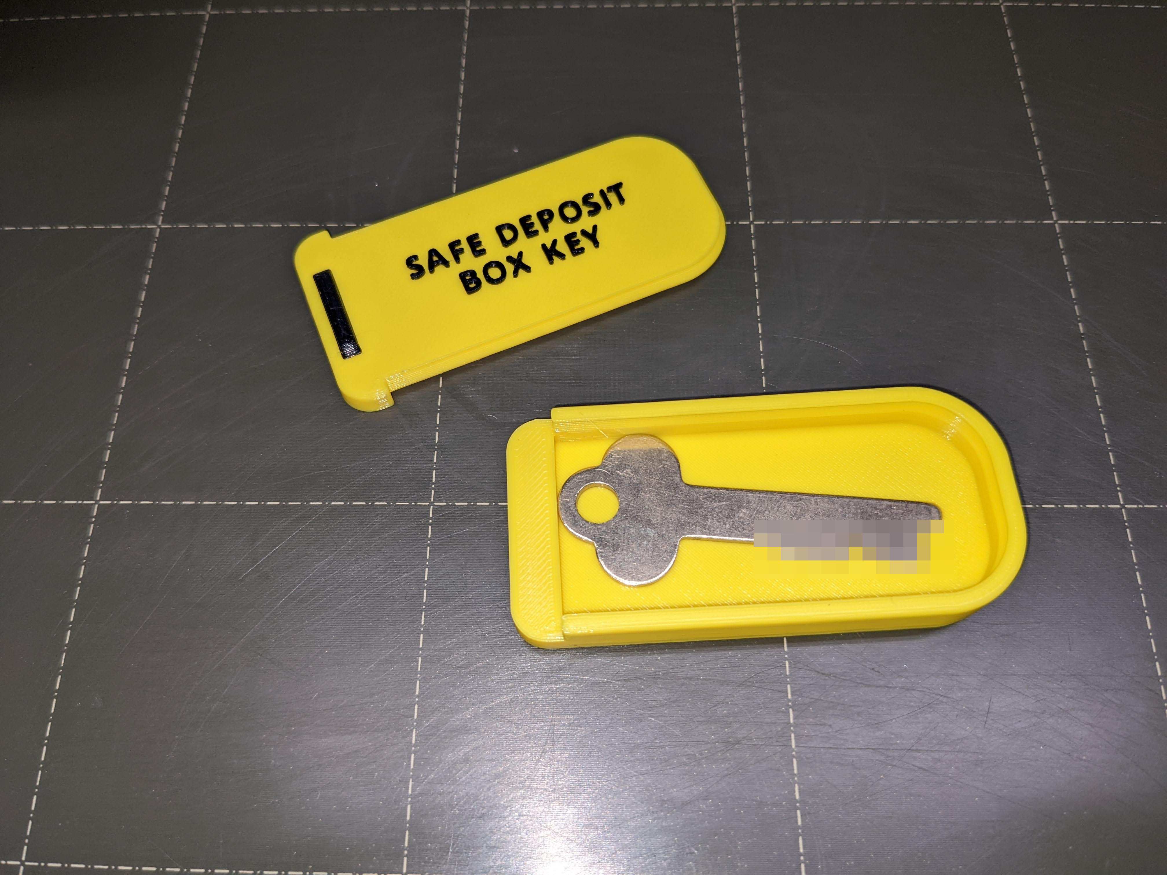 Key Box for Safe Deposit Box Key by kaje Download free STL model