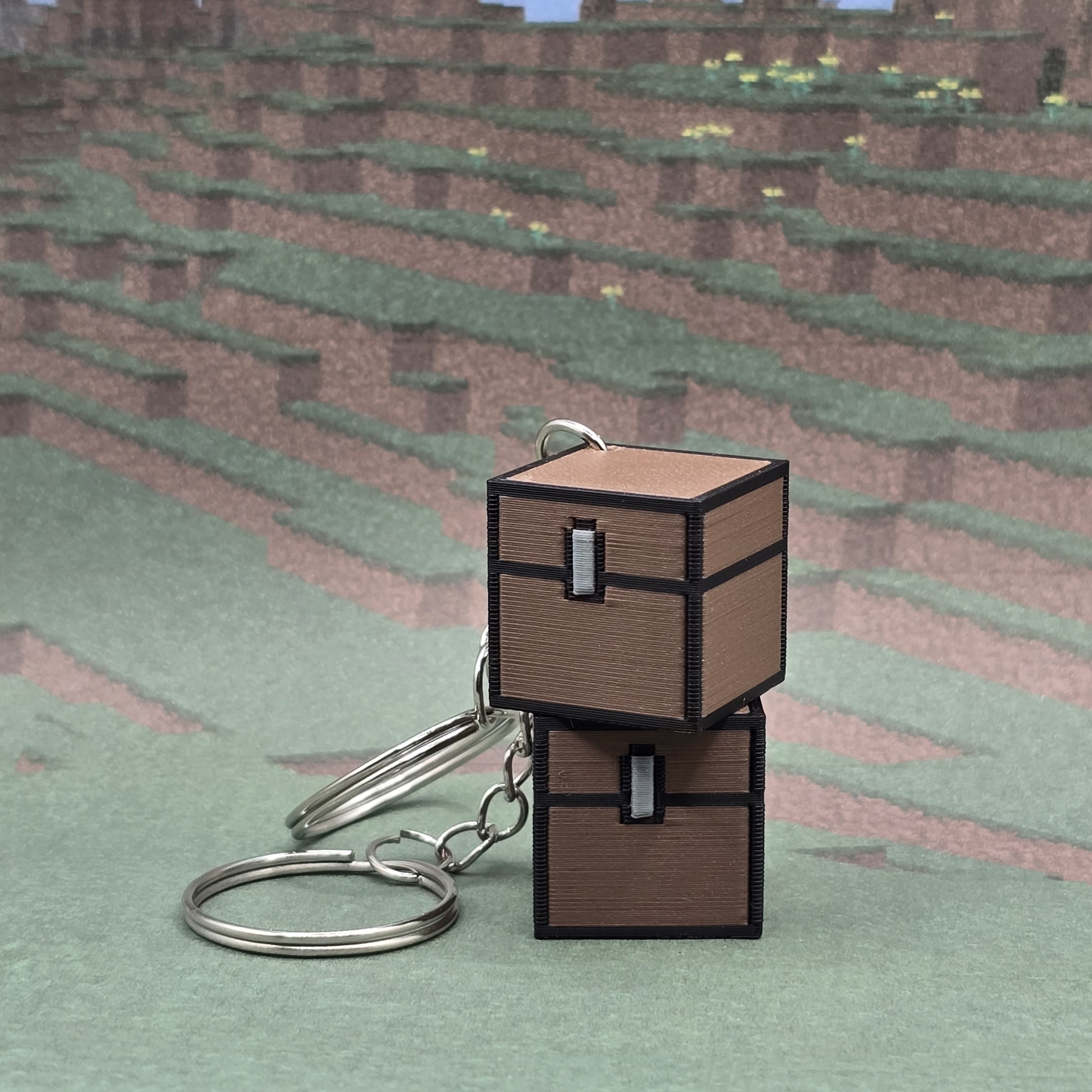 Miniatura 3 do modelo 3D Minecraft Chest - Mini - Keychain