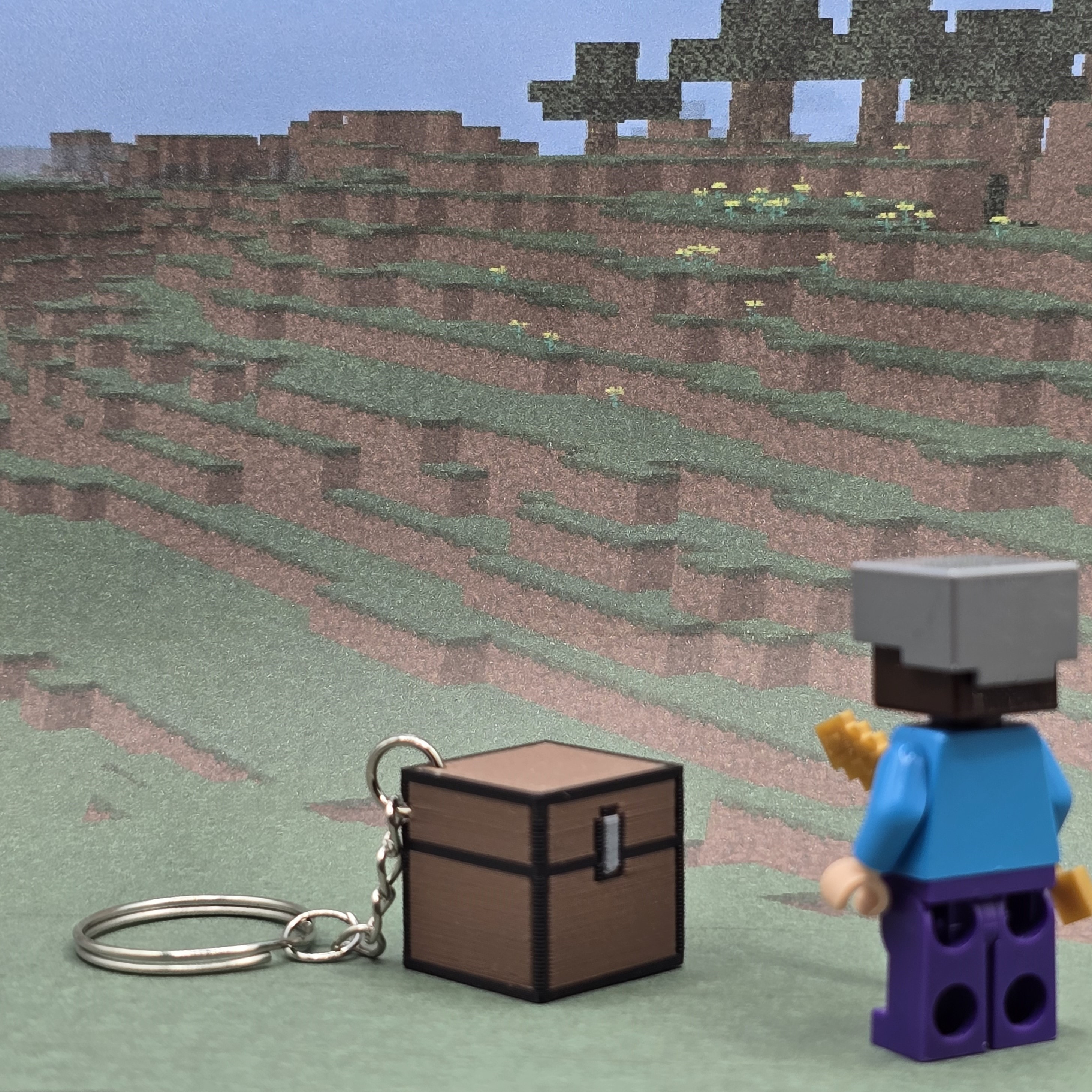 Minecraft Chest - Mini - Keychain