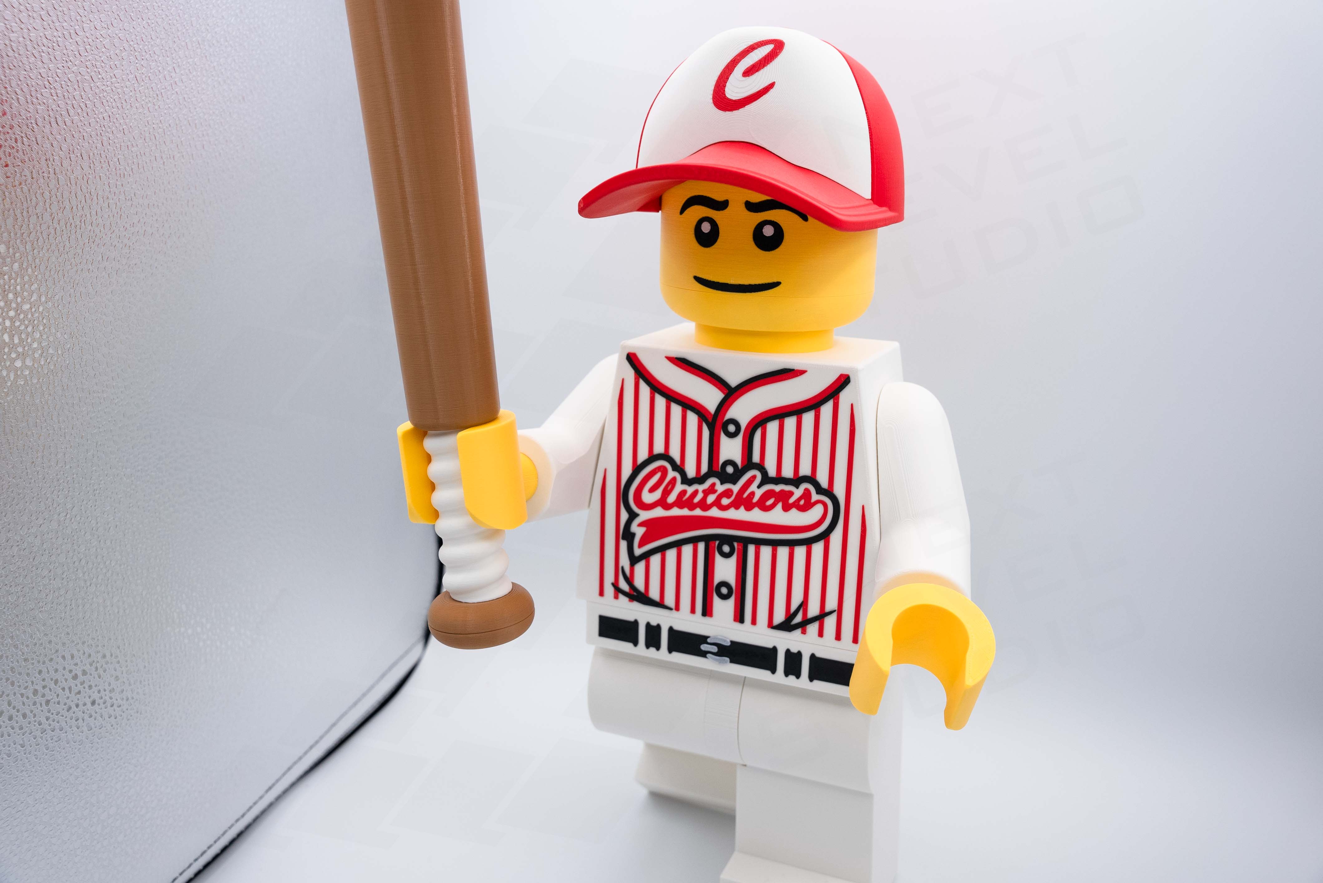 Baseball Player Giant Minifigure (16") – Step Up to the Plate! — thumbnail 7