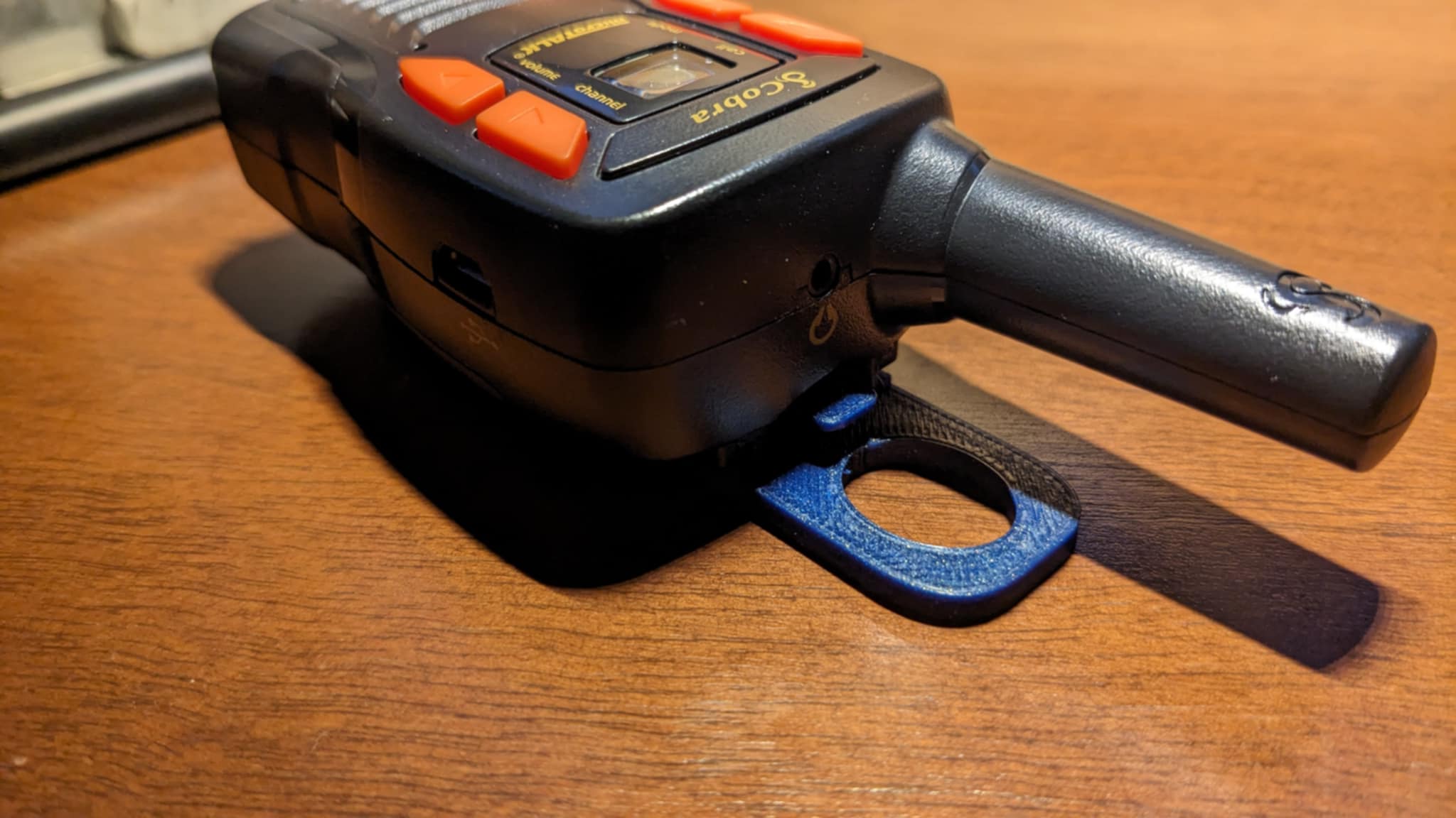 Cobra Microtalk Radio Clip - Carabiner Compatible