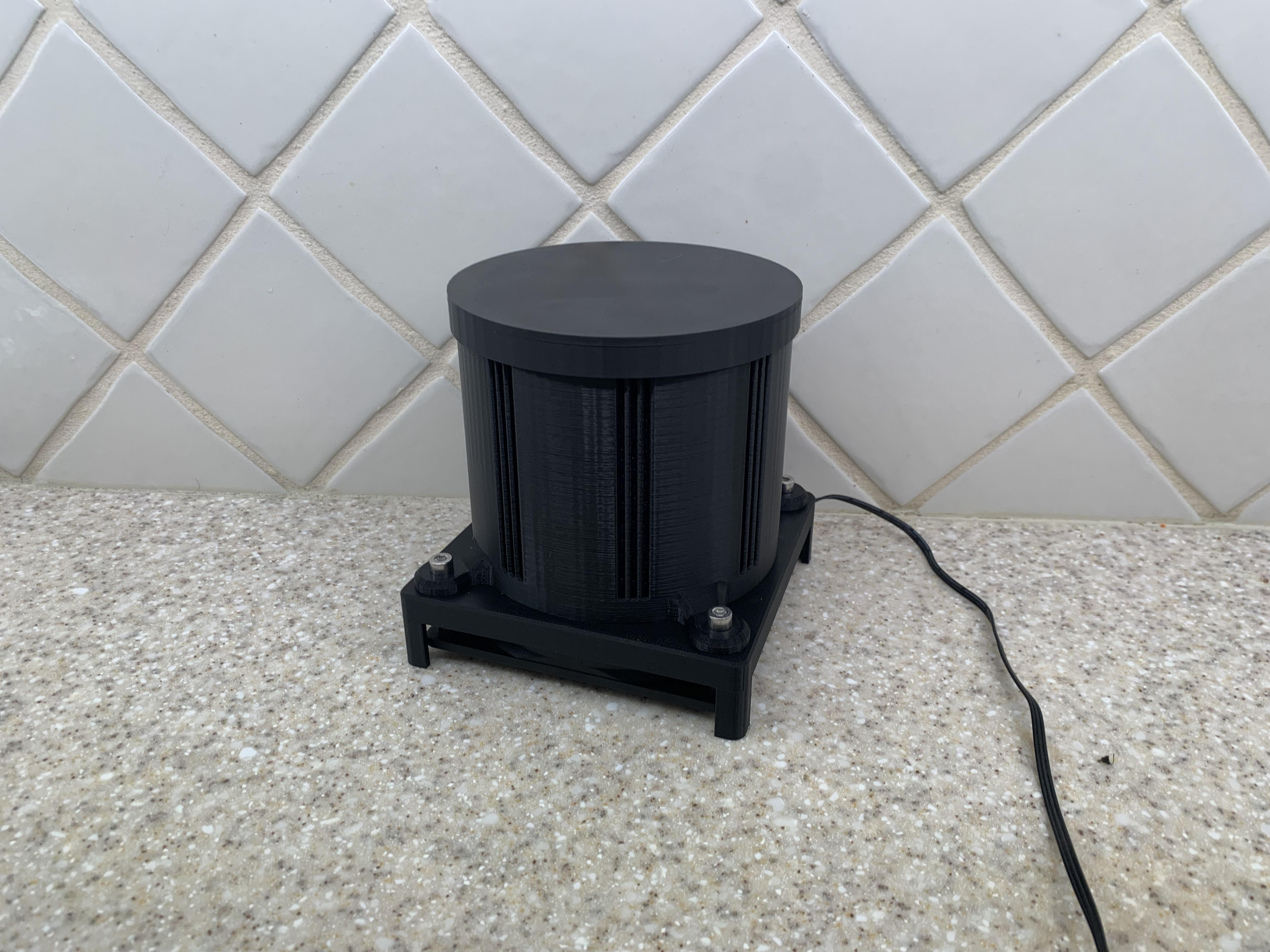 Desiccant Airflow Circulator for 120mm FAN airflow optimized