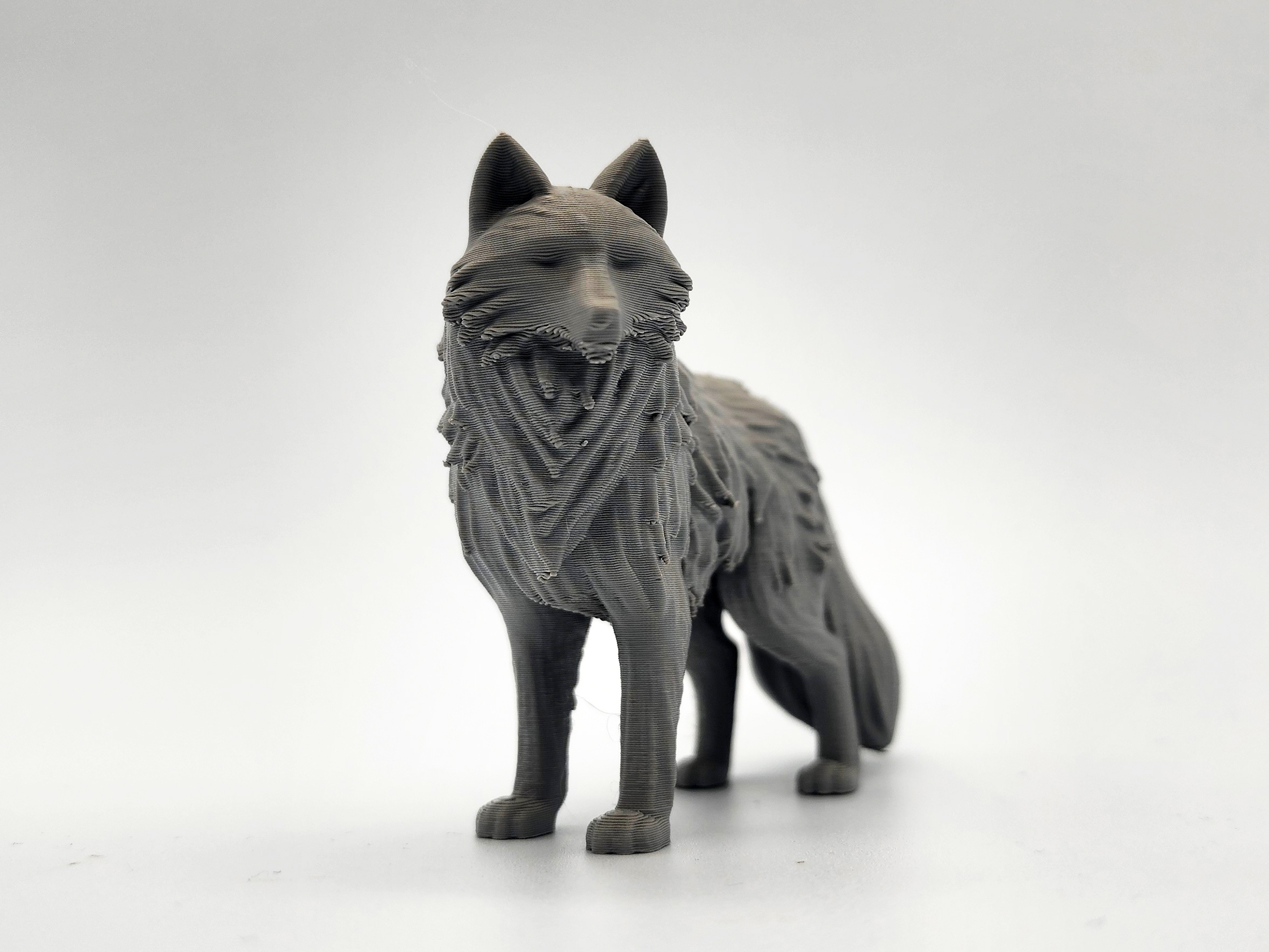 Fluffy Timberwolf Figure