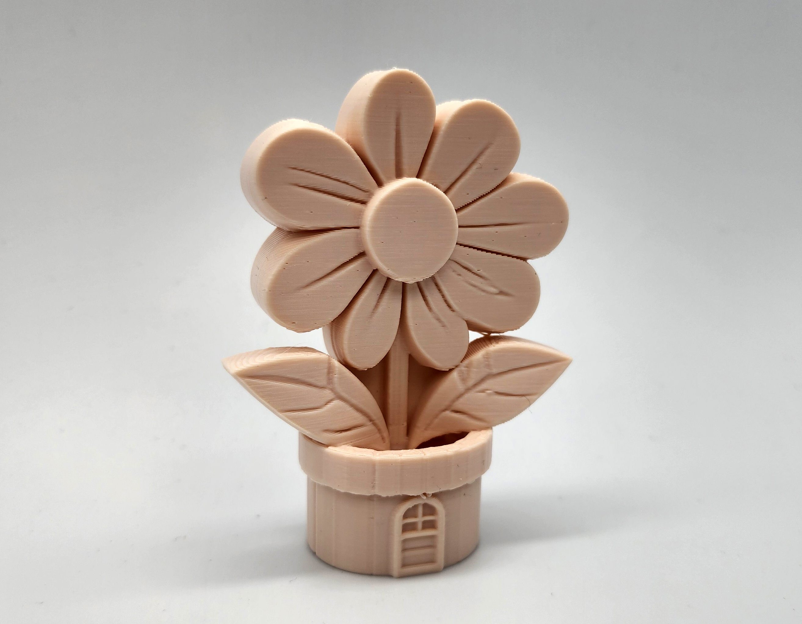 Flower Pot House miniature