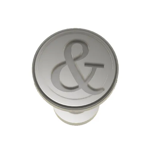 Ampersand Stud Button -