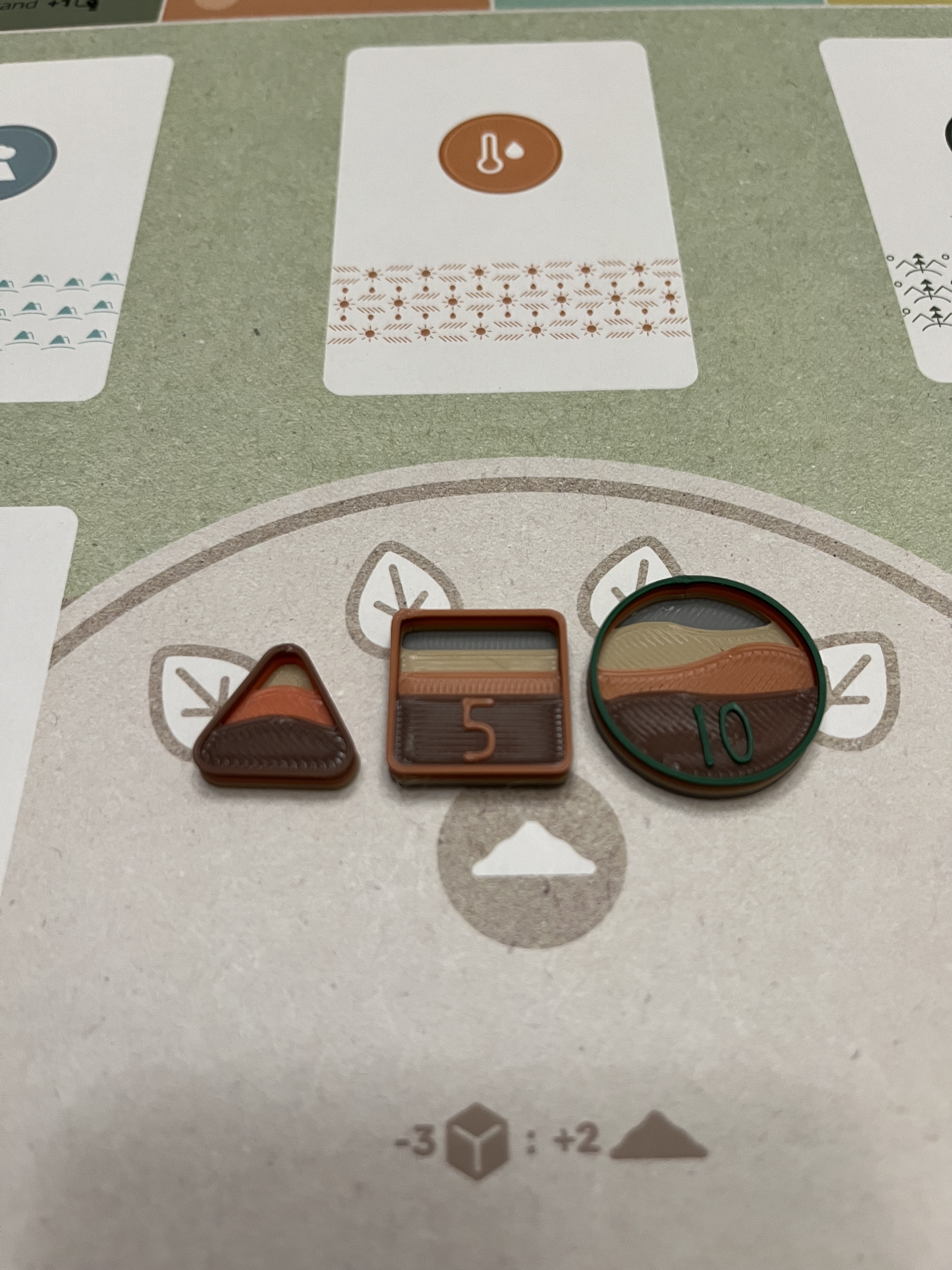 Earth Boardgame - Soil Upgrade Tokens
